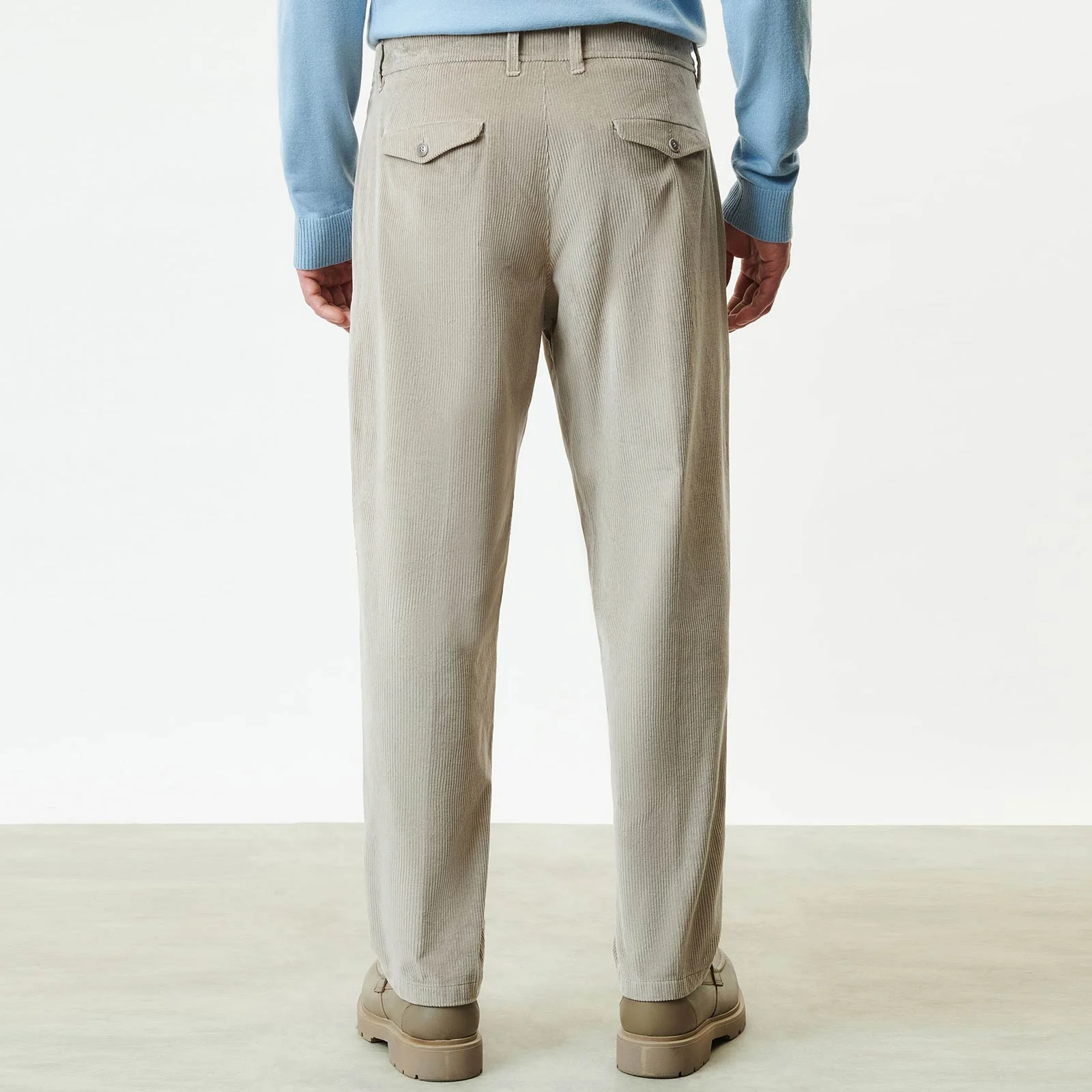 Devyn Cord Pants 40670 beige - Image 3