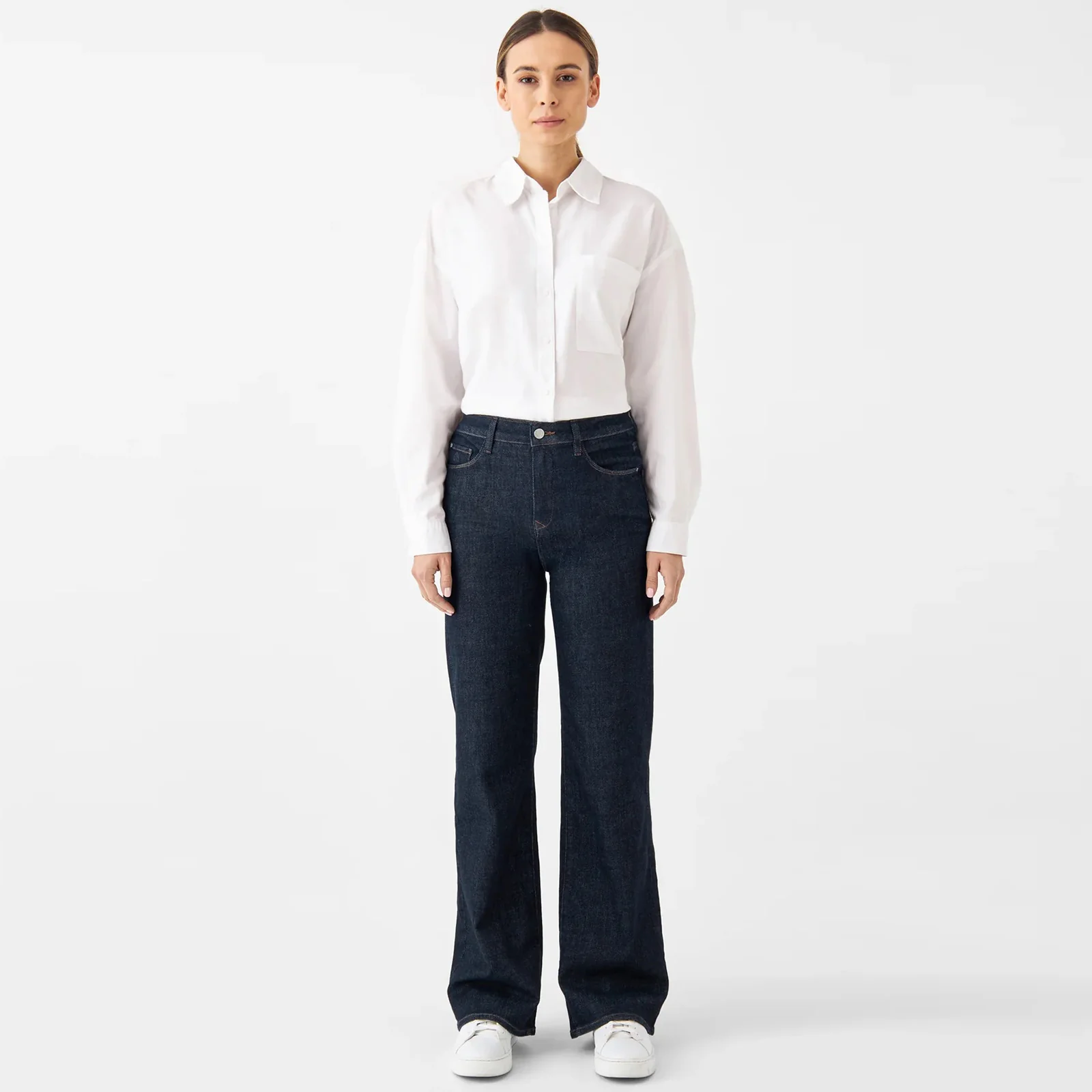 Dew Classic Flared Jeans 203 raw blue