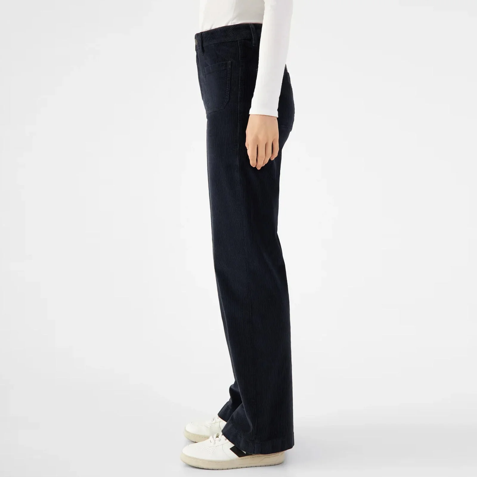 Dew Flared Cord dark navy - Image 3