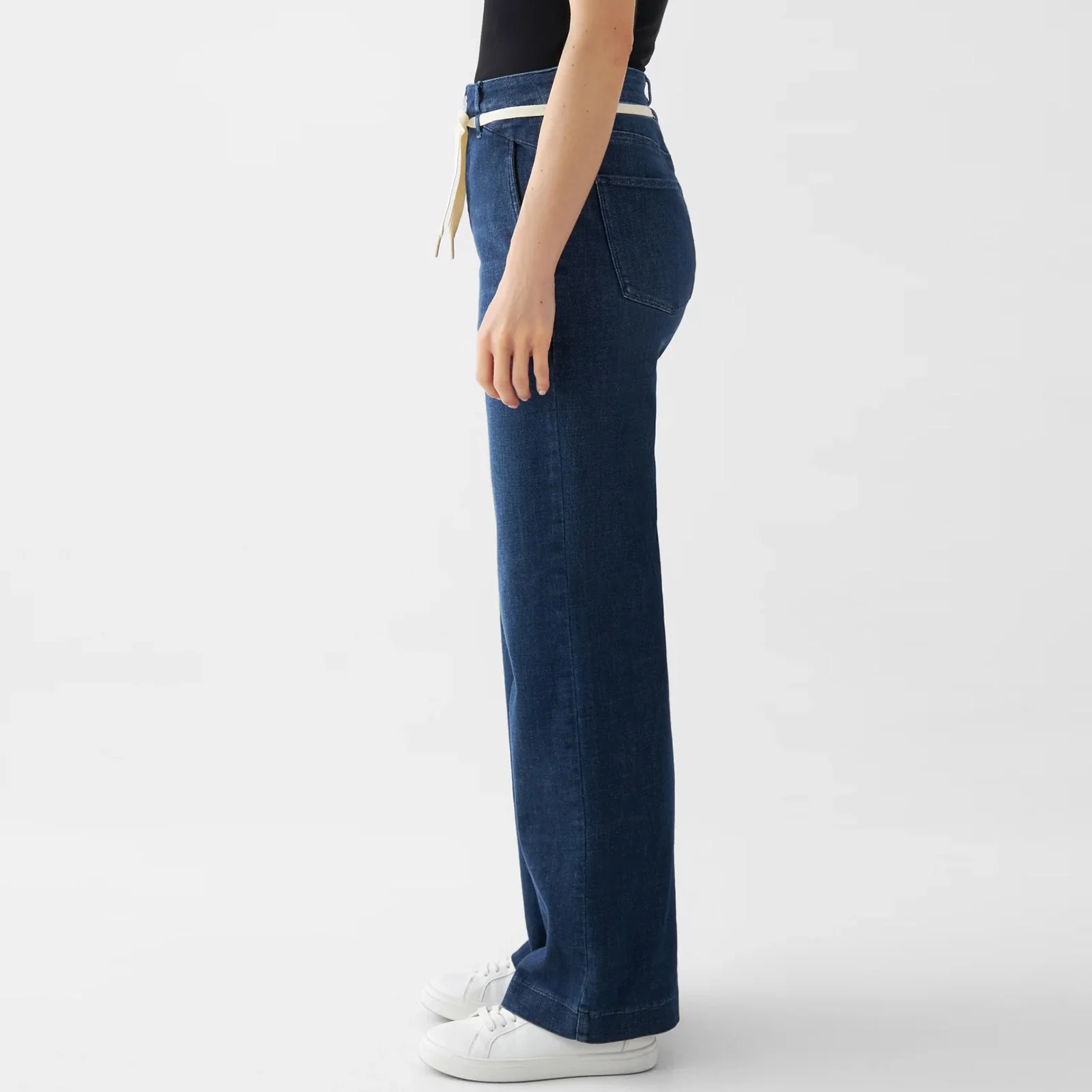 Dew French Pocket Flared Jeans 202 dark blue - Image 2