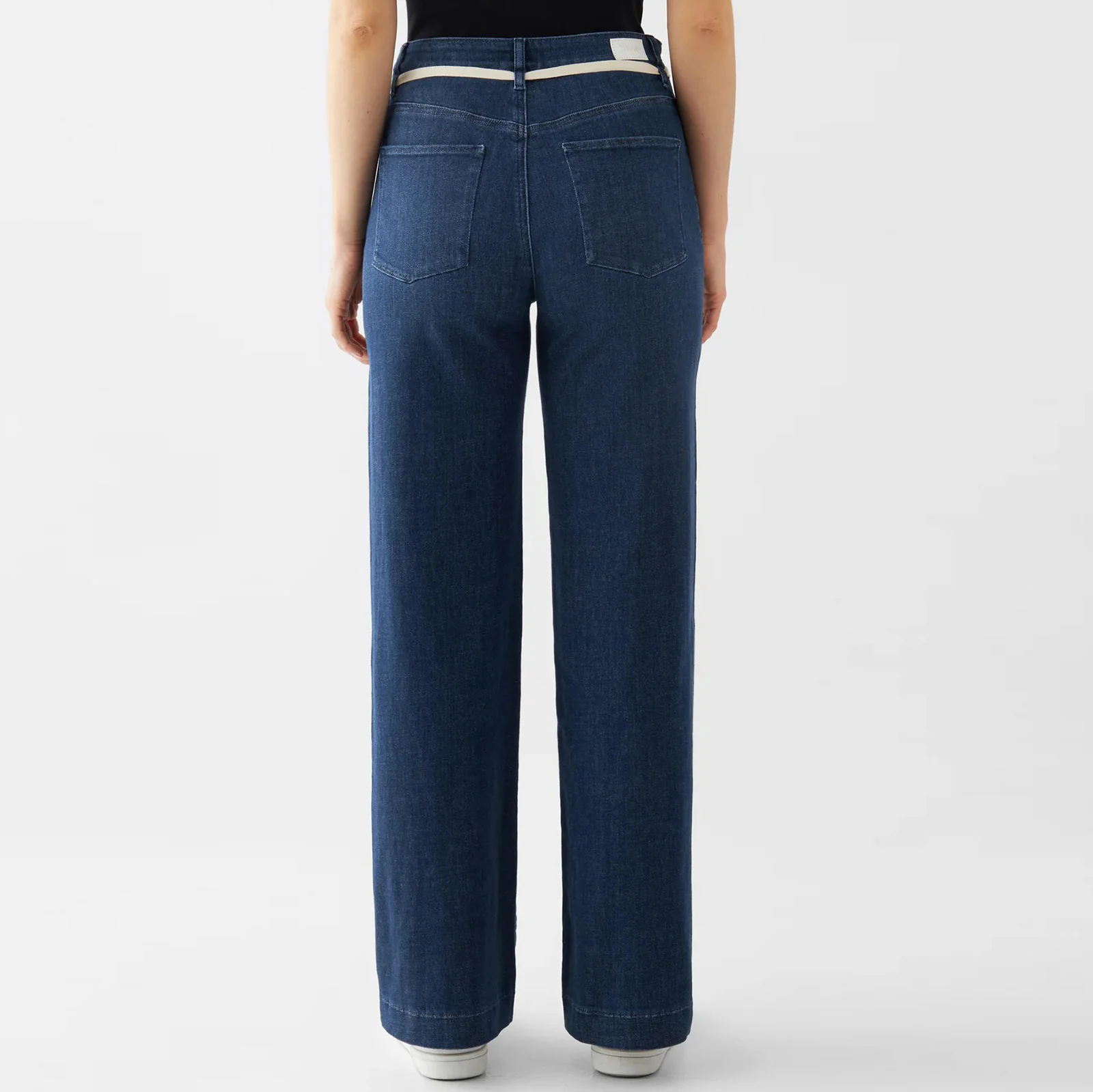 Dew French Pocket Flared Jeans 202 dark blue - Image 3