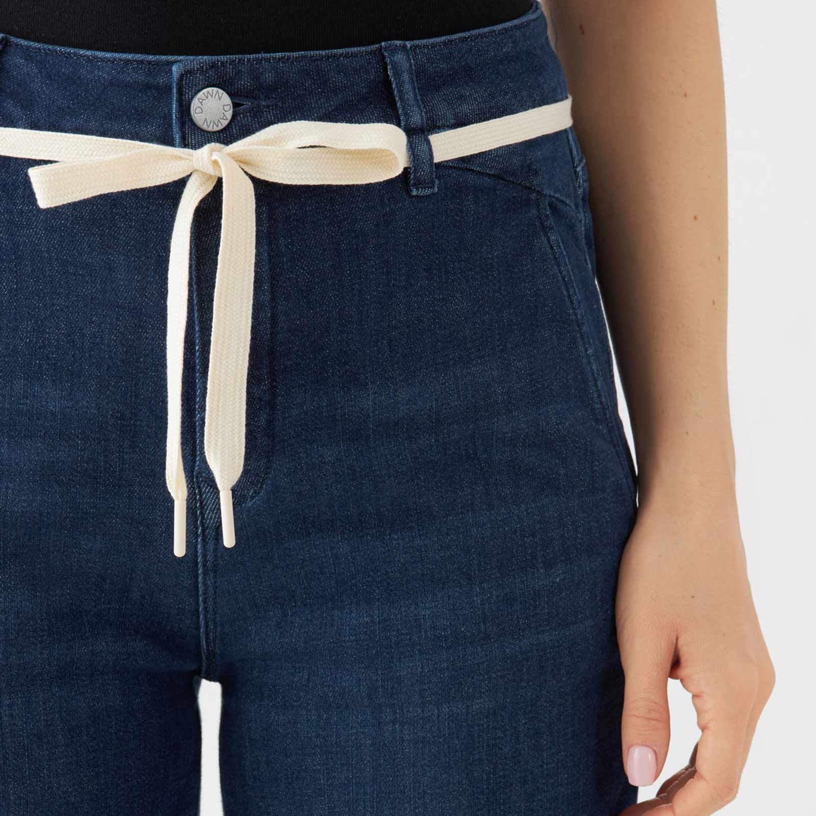 Dew French Pocket Flared Jeans 202 dark blue - Image 4