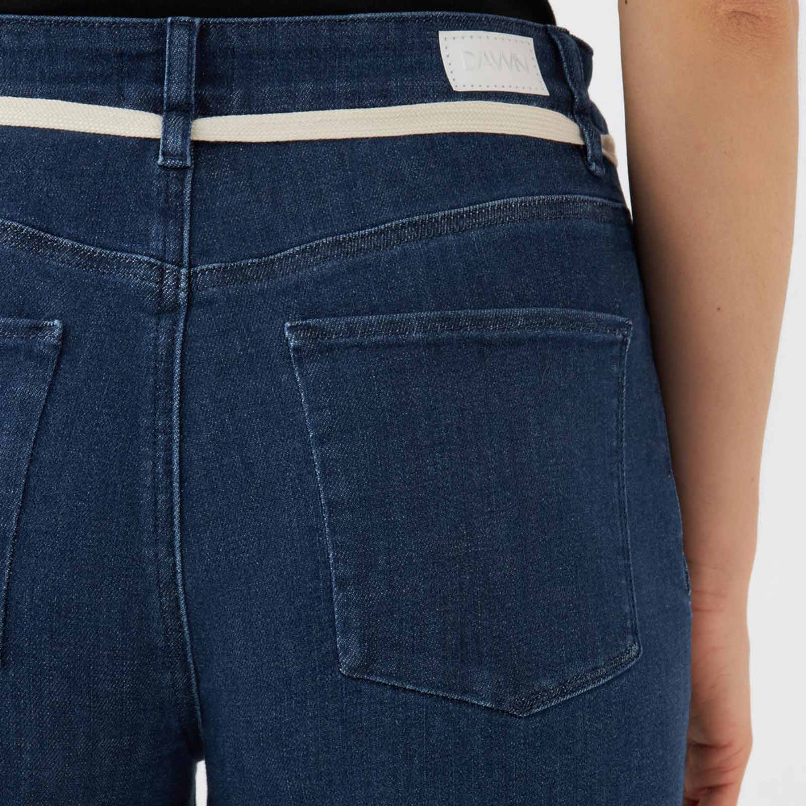 Dew French Pocket Flared Jeans 202 dark blue - Image 5