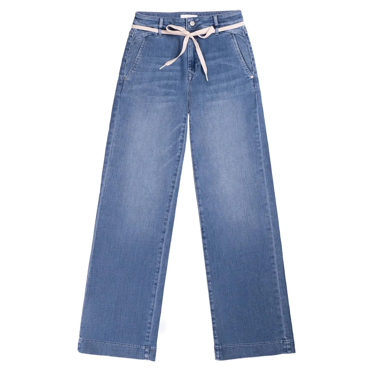Dew French Pocket Flared Jeans 201 medium blue - Image 5
