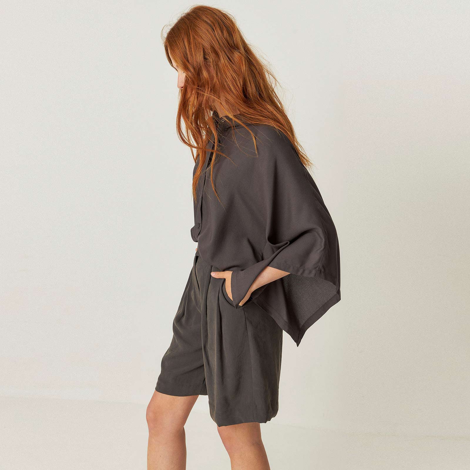 Doltza Shirt dark khaki - Image 5