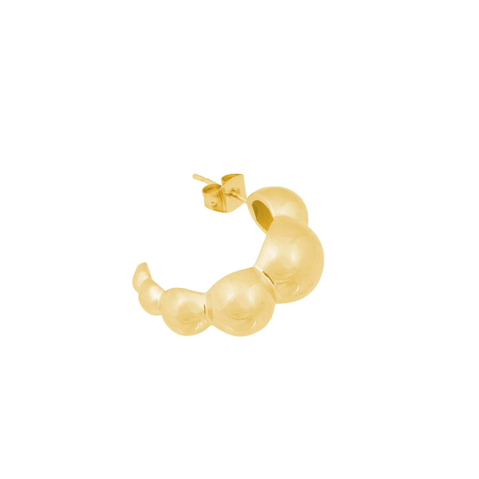 Dot Earrings gold - Image 2
