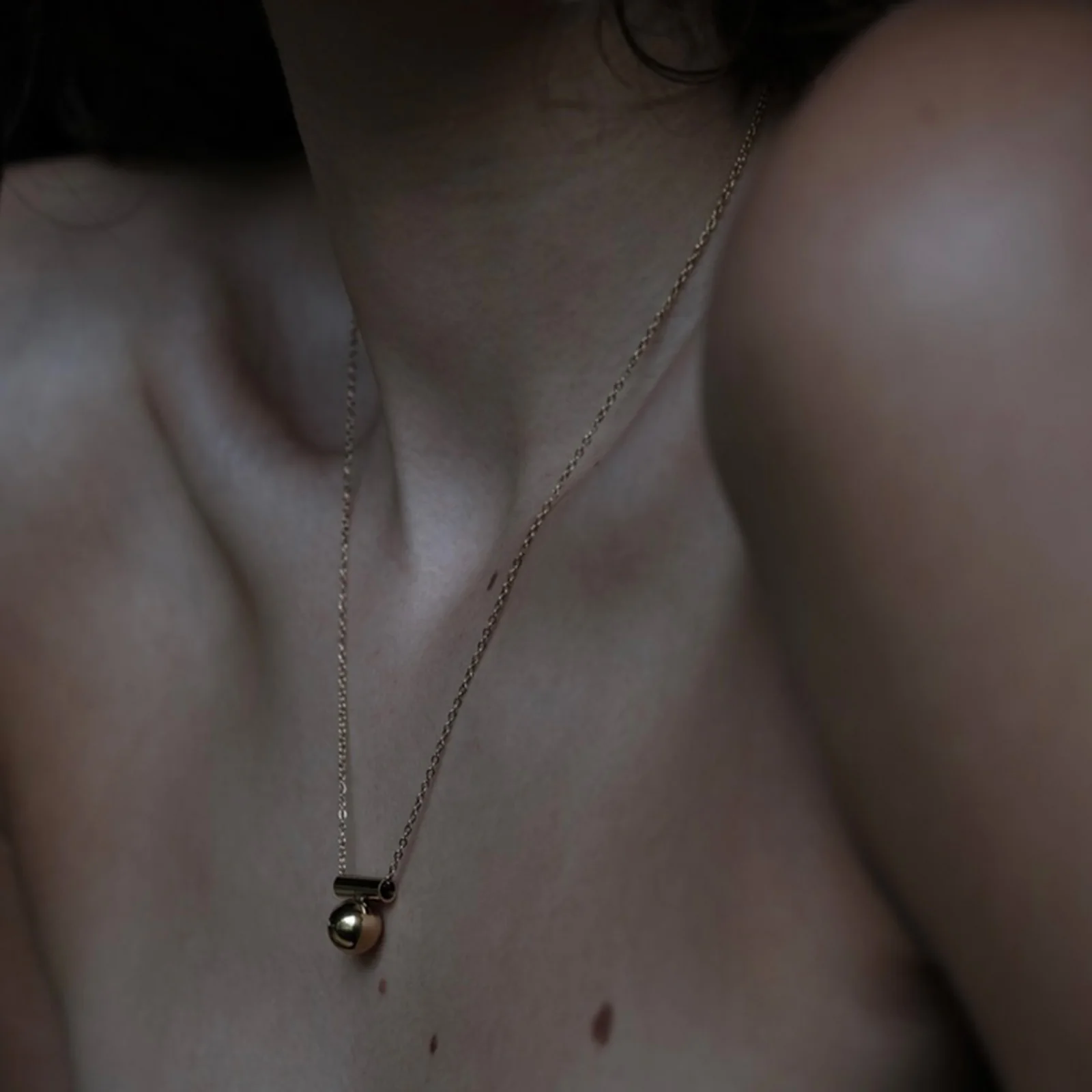 Dot Necklace gold - Image 2