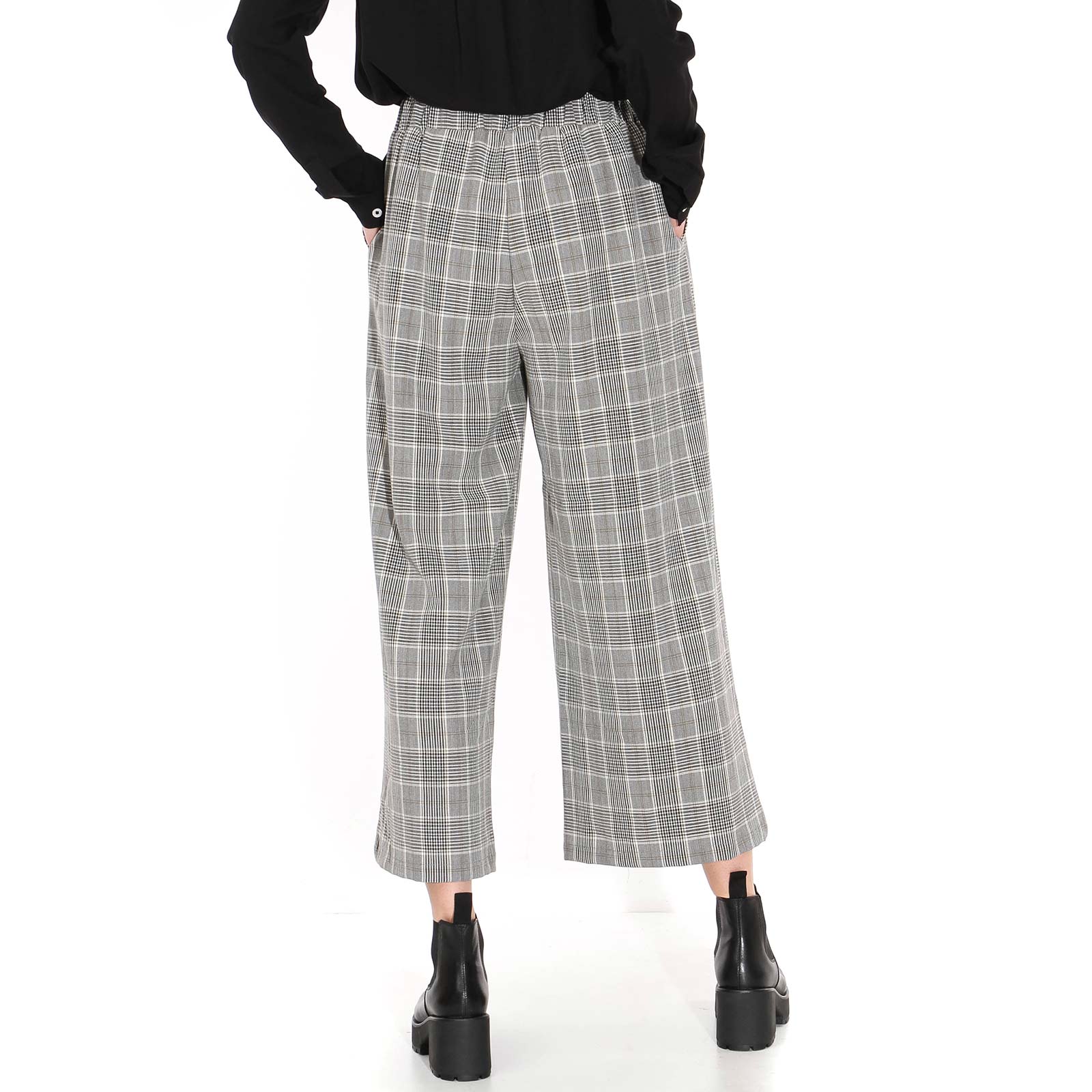 Abel Trousers black white check - Image 5