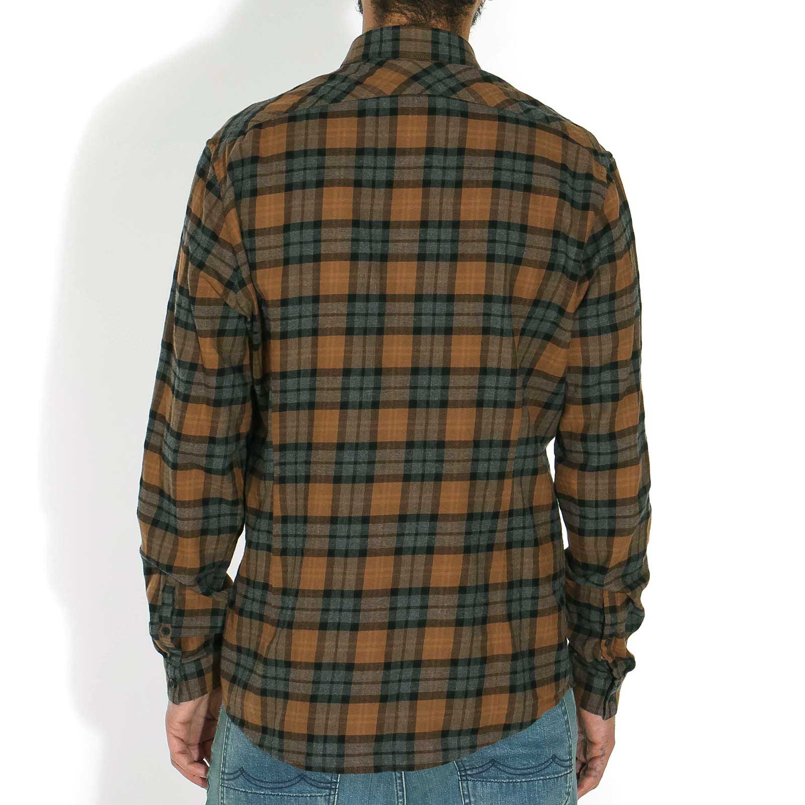 Ruben Shirt brown grey - Image 2