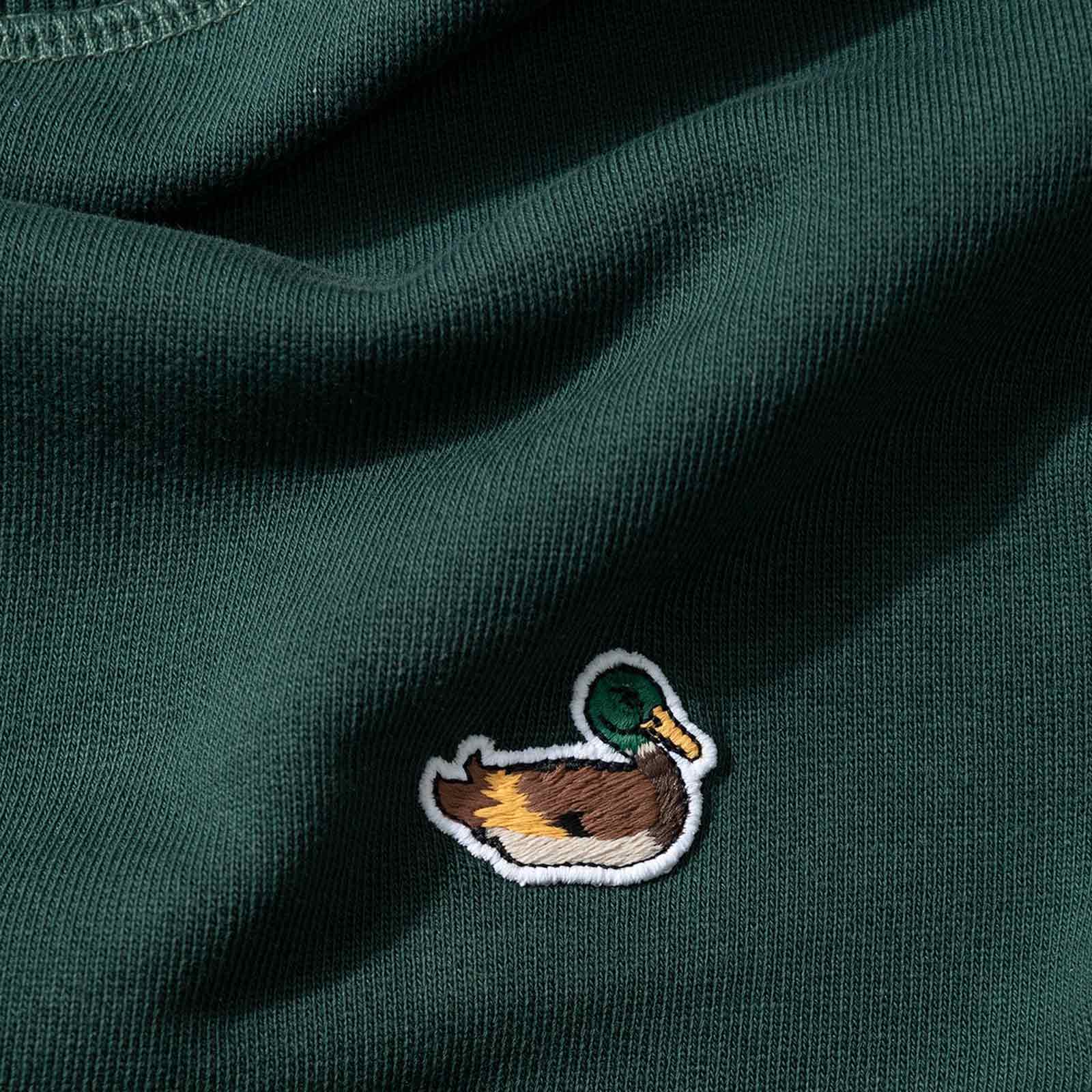 Duck Patch Sweatshirt plain dk green - Image 3