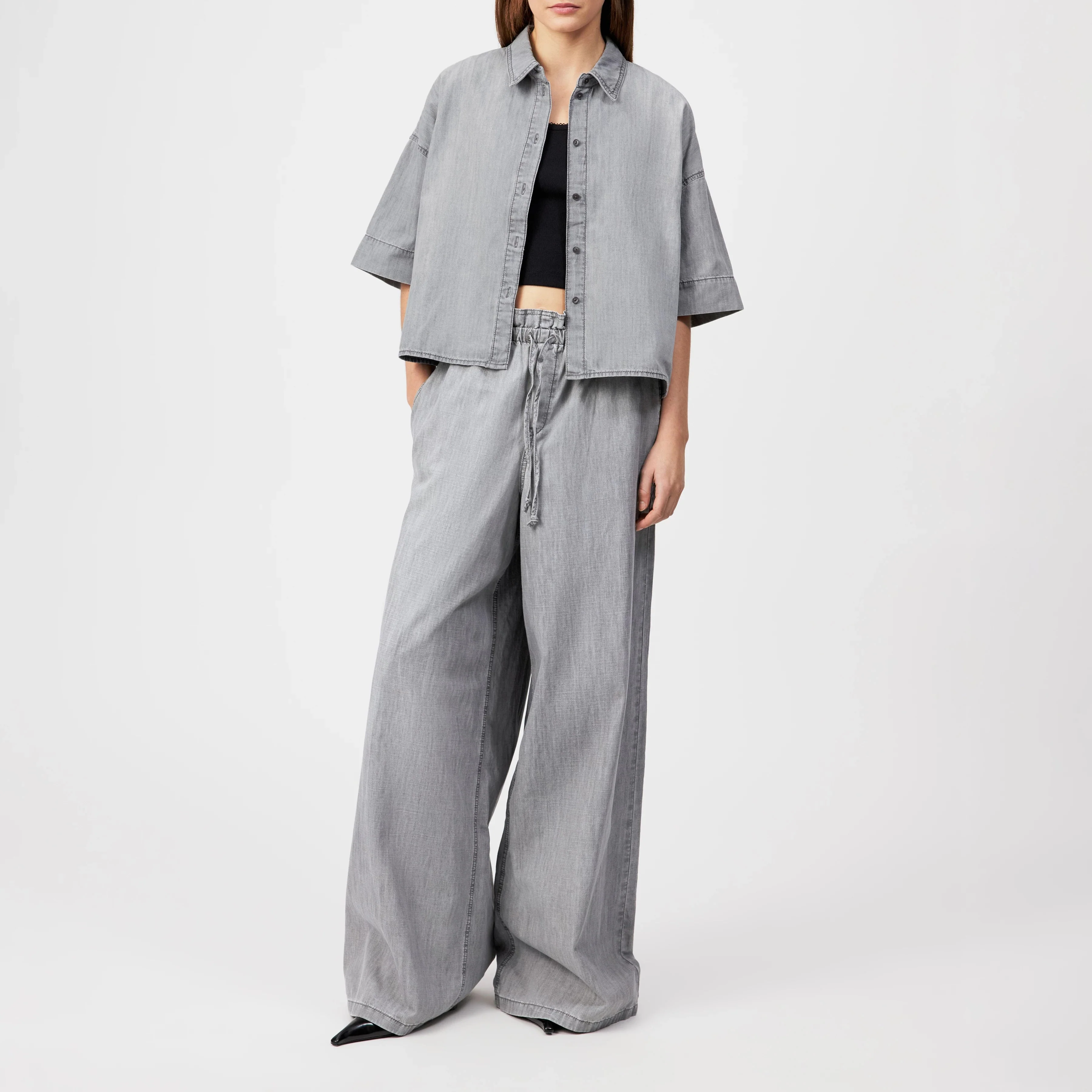 Dwindle Trousers 260247 sharkskin - Image 4