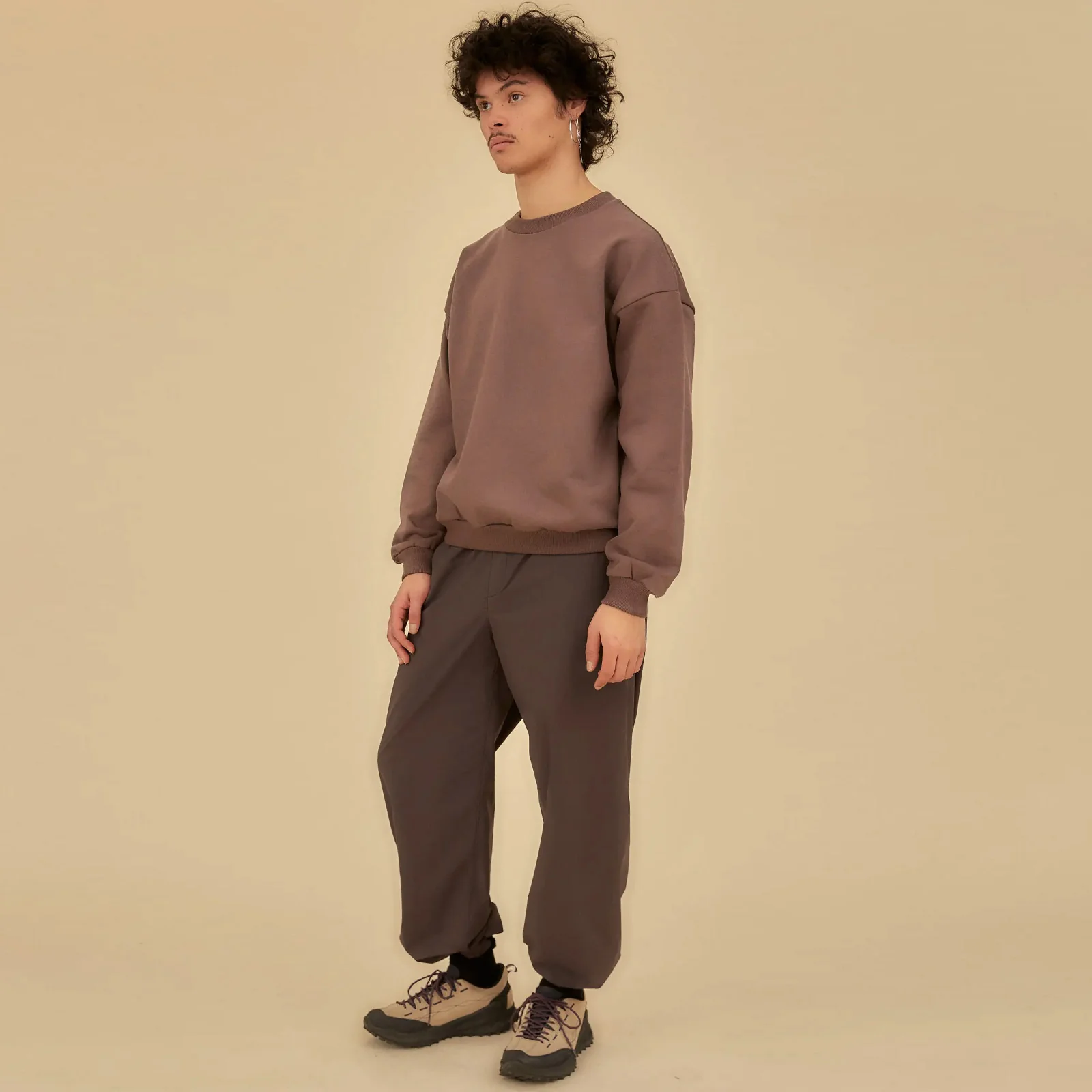 EDO Organic Crewneck smokey fig - Image 5