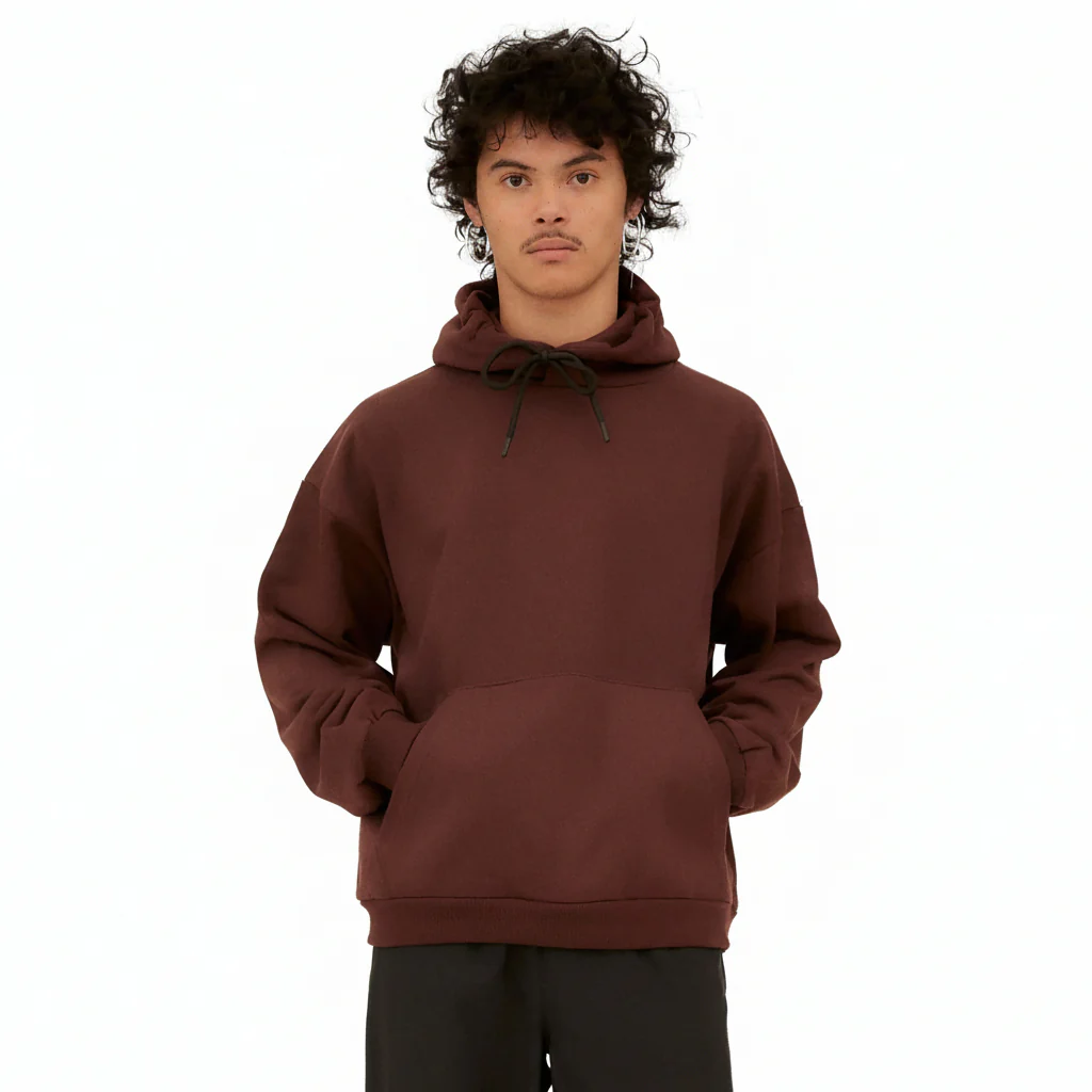 EDO Organic Hoodie plum wood