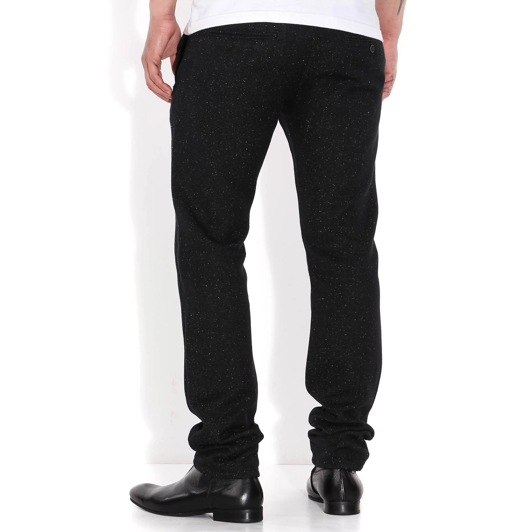 55 Chino Herringbone Wooly black - Image 2