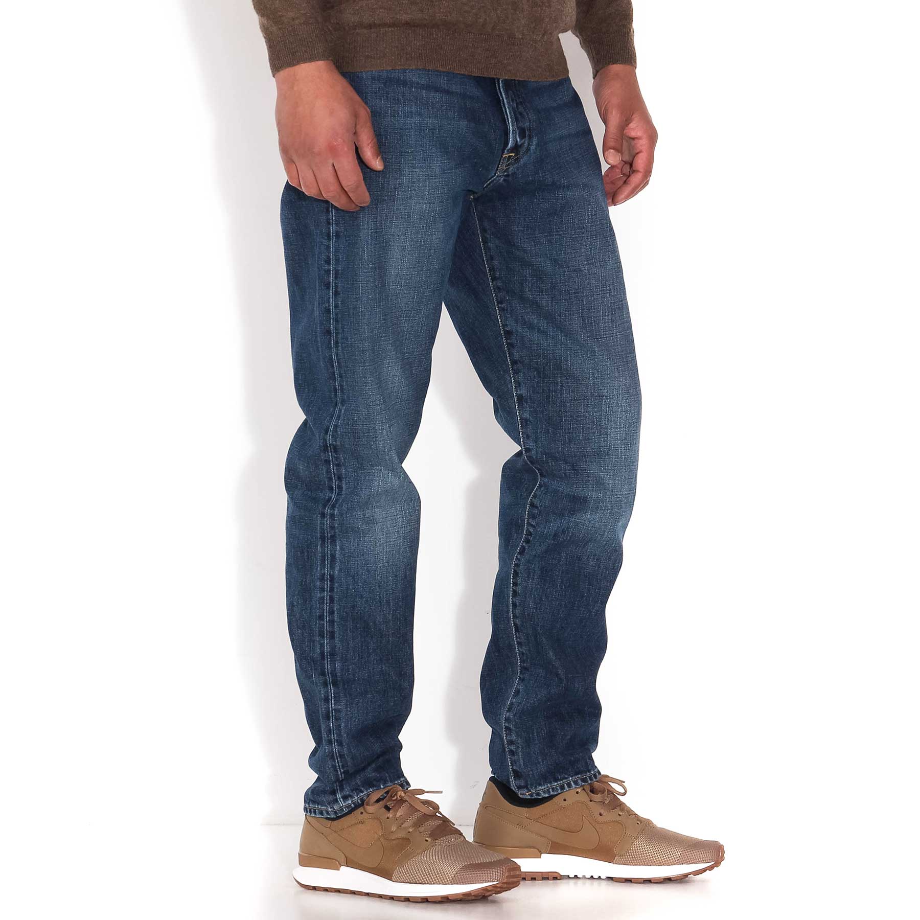 ED-45 Loose Fit Selvage Jeans mid sleet wash - Image 2