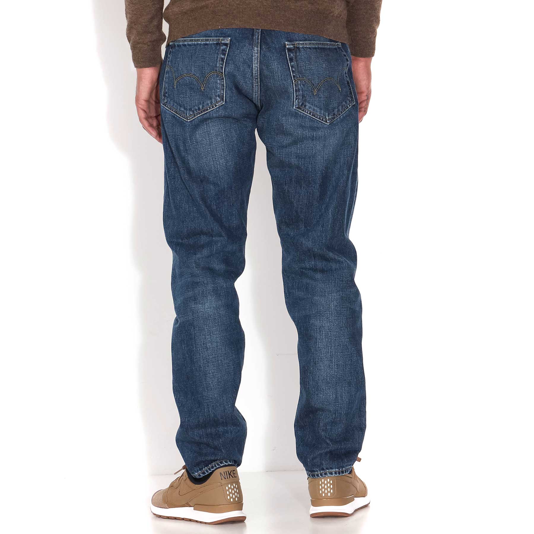 ED-45 Loose Fit Selvage Jeans mid sleet wash - Image 3