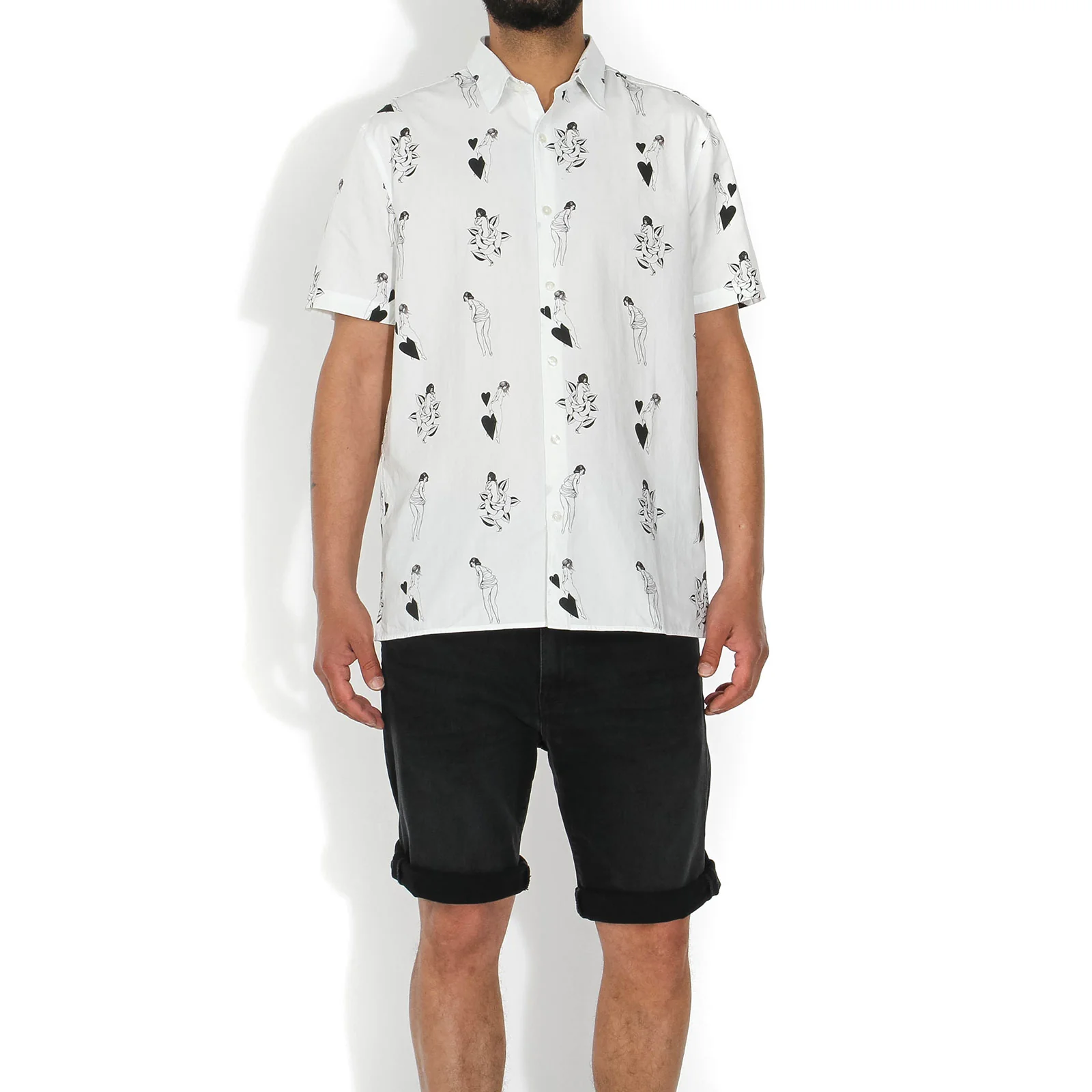 Nimes Shirt Ladies AOP white - Image 2