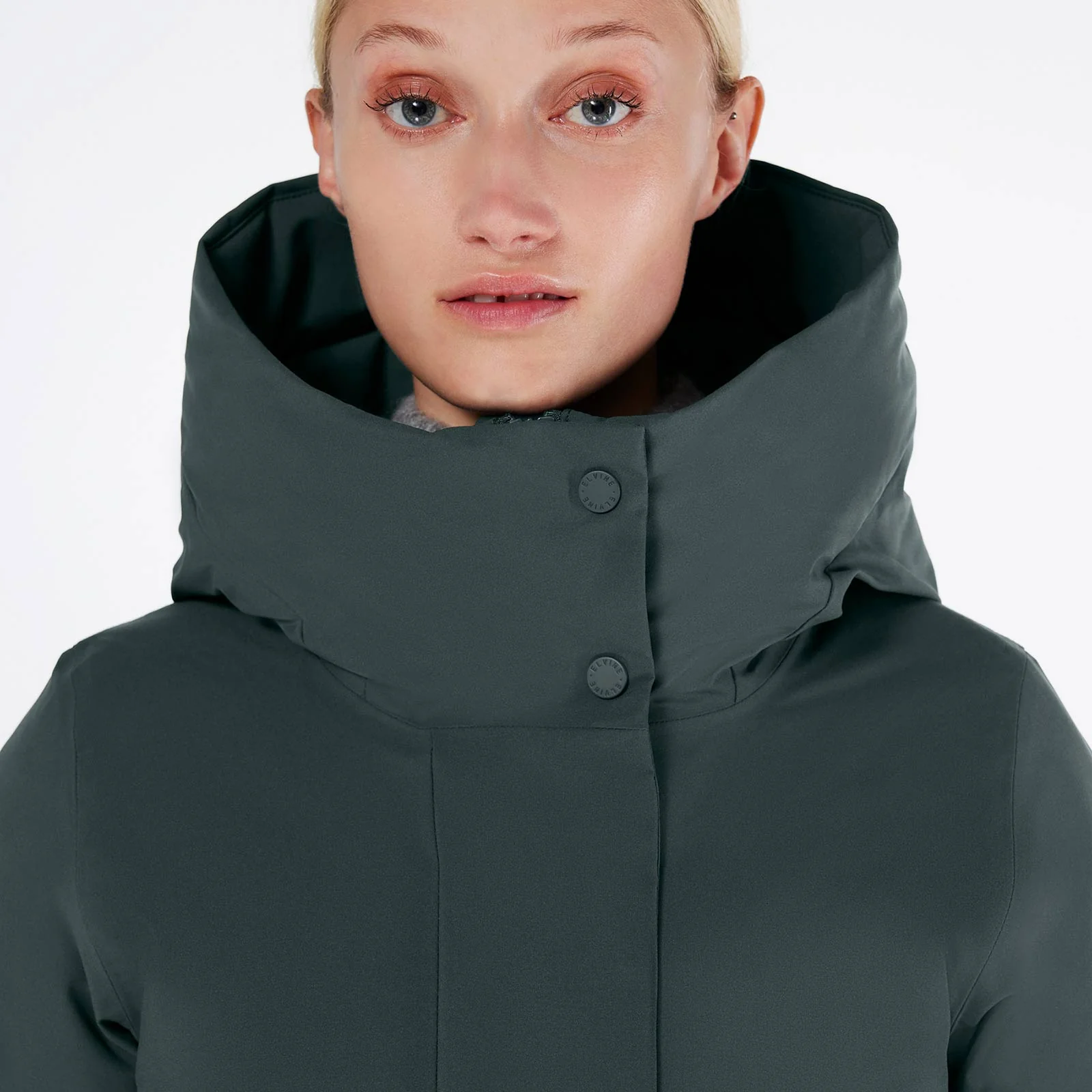 Eline Winter Jacket slate green - Image 4