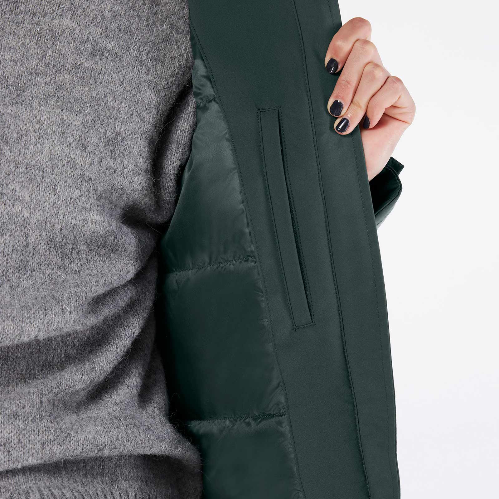 Eline Winter Jacket slate green - Image 6