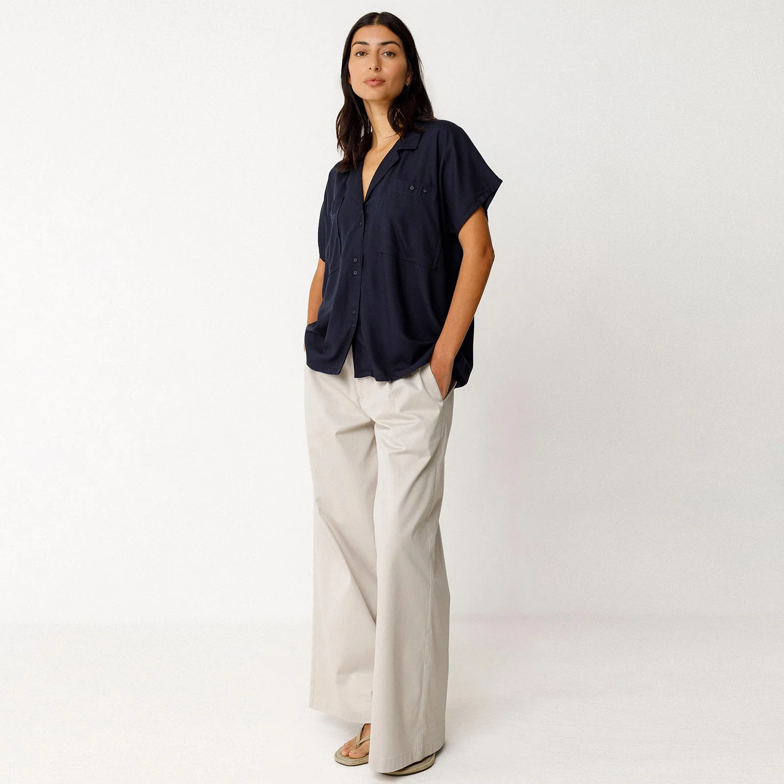 Elke Shirt navy - Image 3
