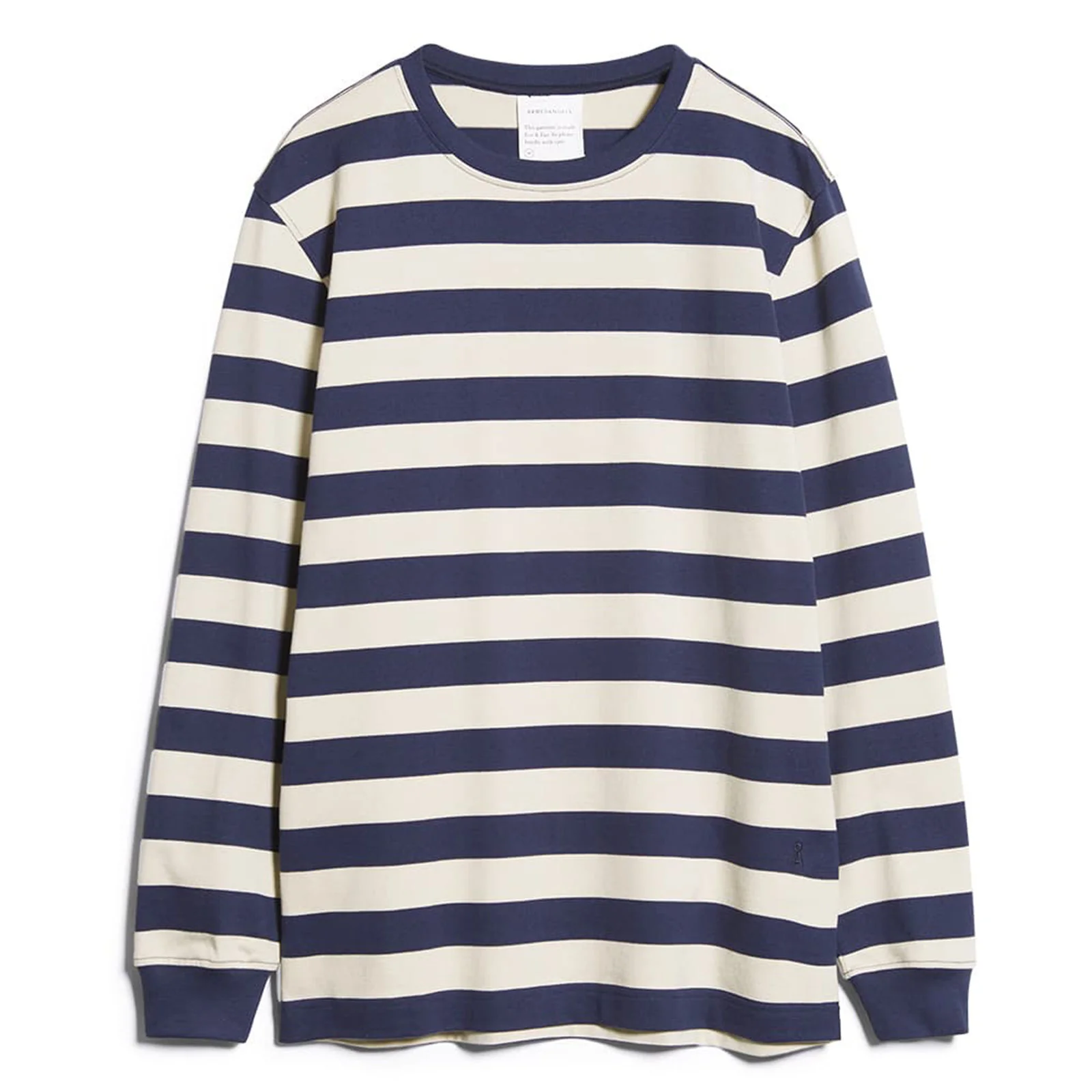 Elmaar Stripes Longsleeve pacific ink/linen - Image 3