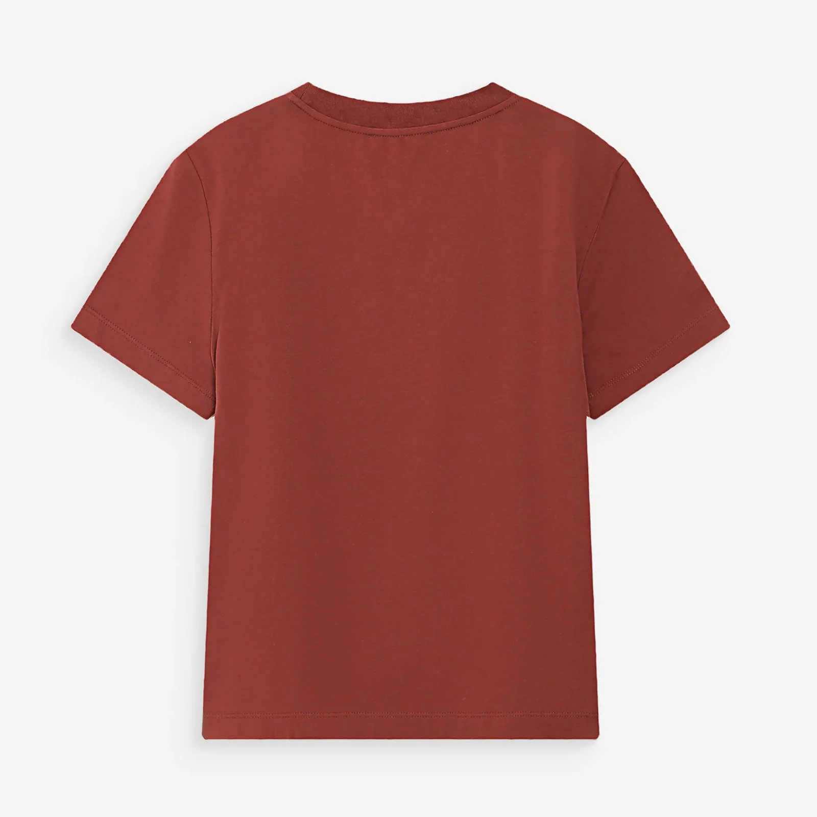 Embroidered T-Shirt Vanders terracotta - Image 2