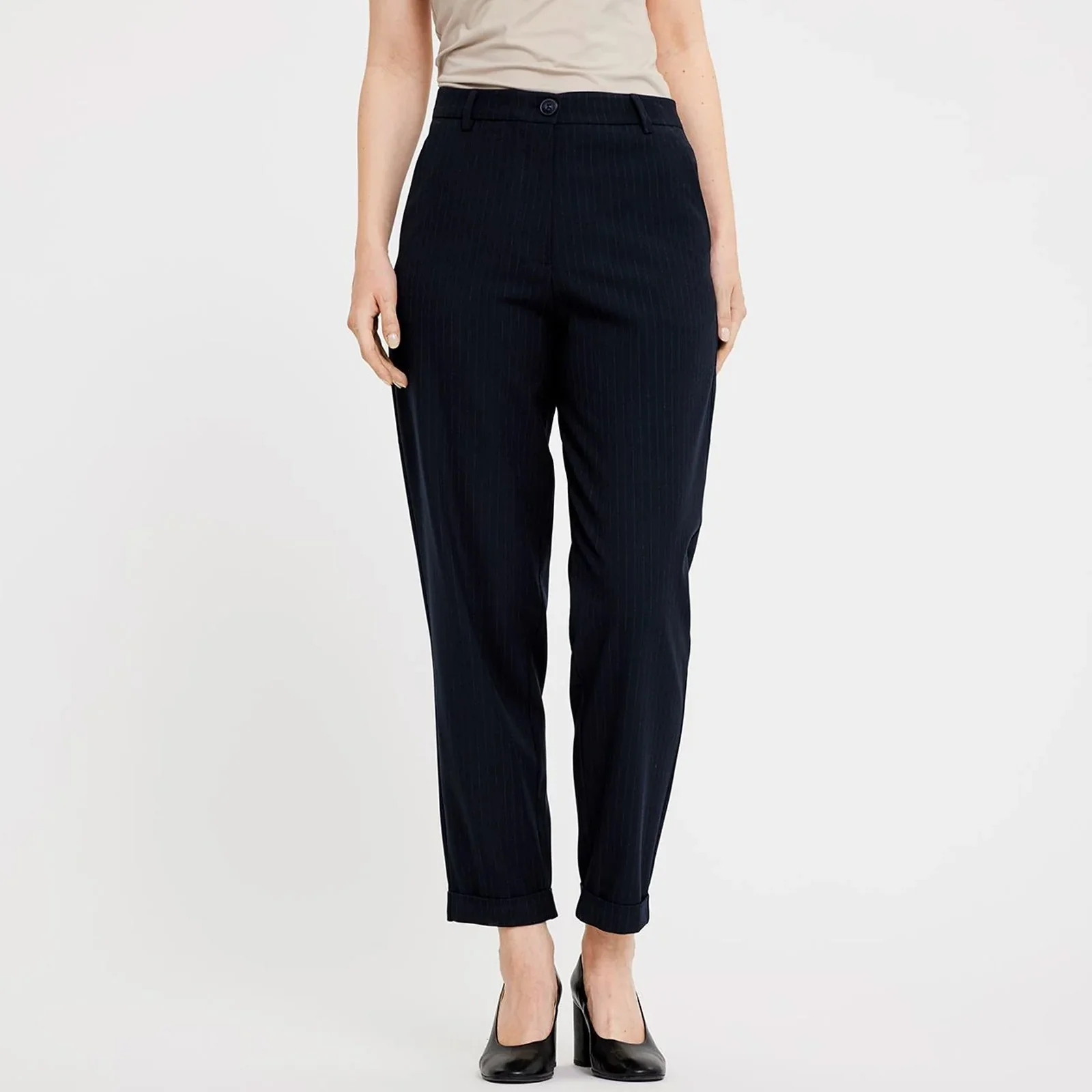 EmmaFV 553_GRS Pants navy pinstripe - Image 2