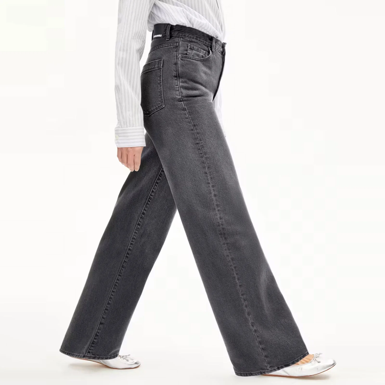 Enijaa High Waist Wide Leg Jeans dione - Image 4