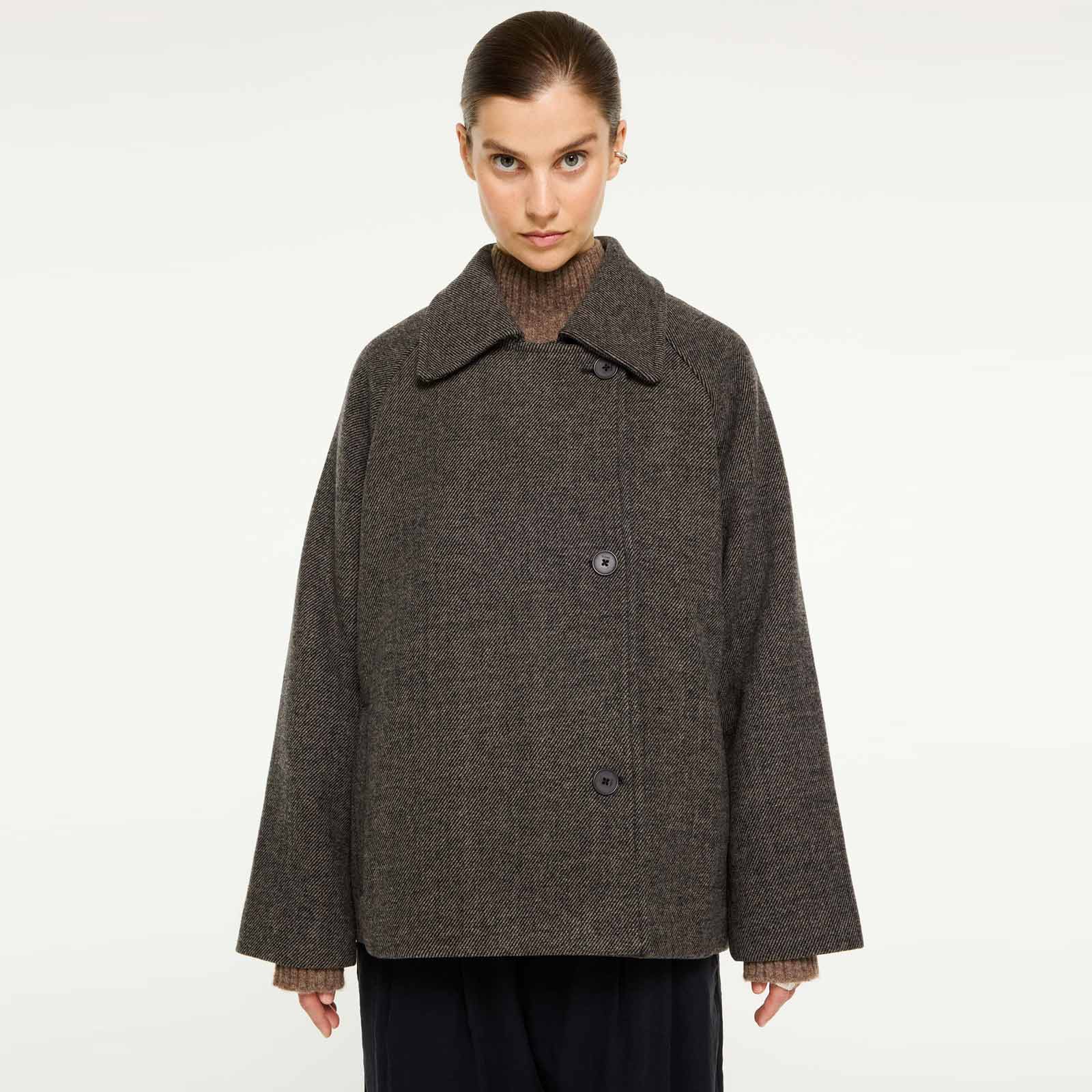 Erijana Wool Coat salt & pepper