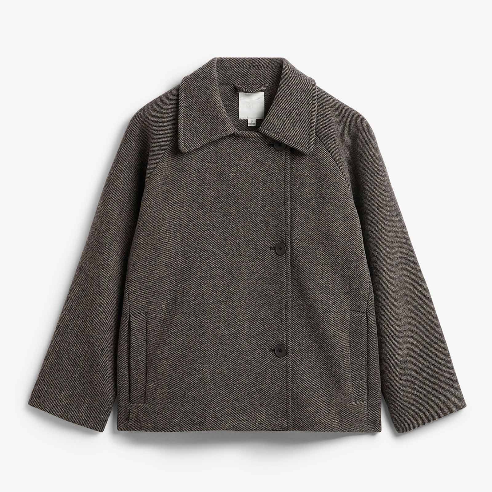 Erijana Wool Coat salt & pepper - Image 5