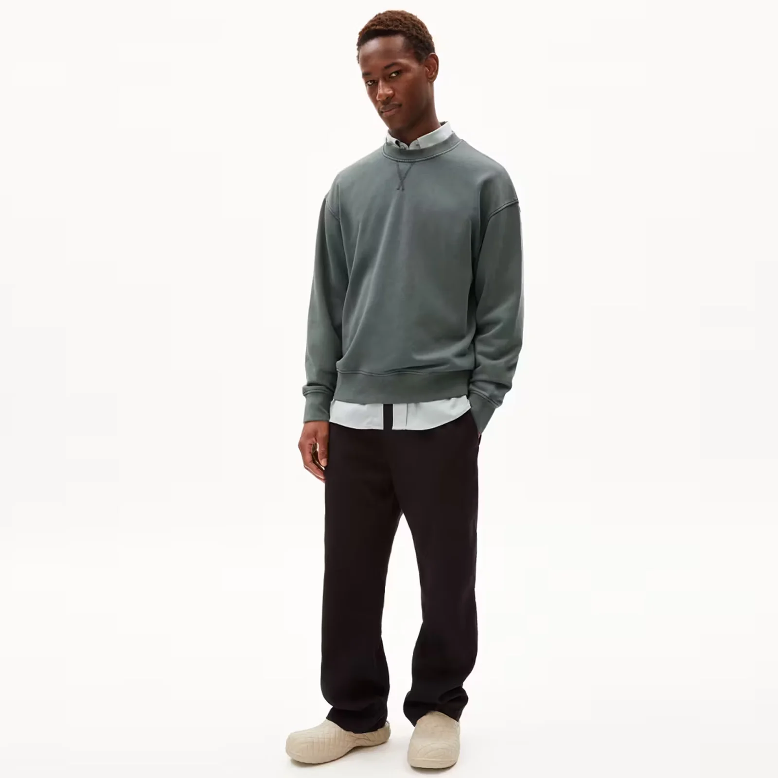Esaad GMT DYE Sweatshirt space steel - Image 3