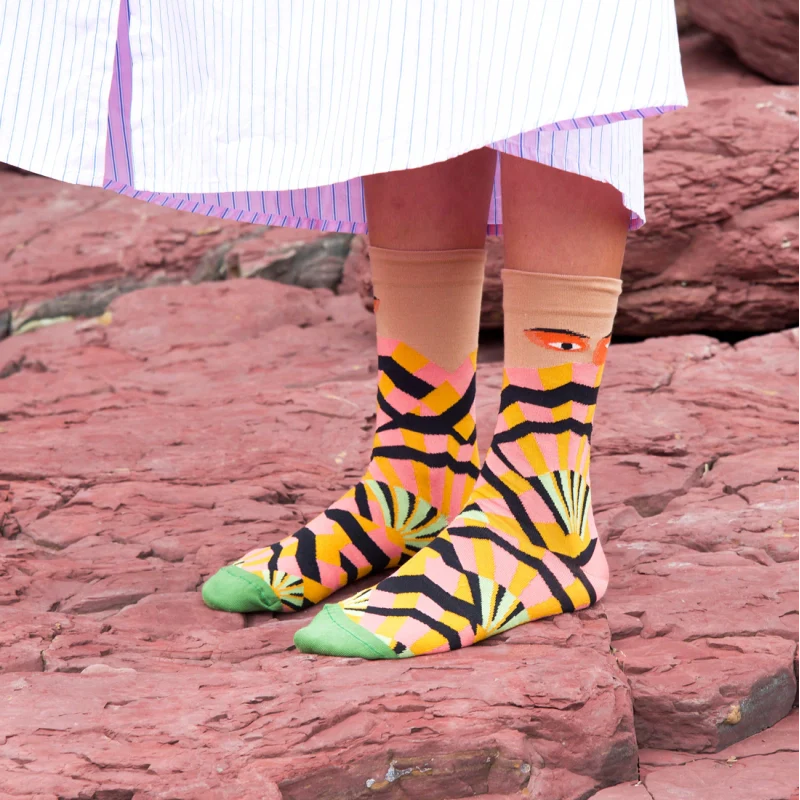 Eventail praliné Socks EV1-01 - Image 3