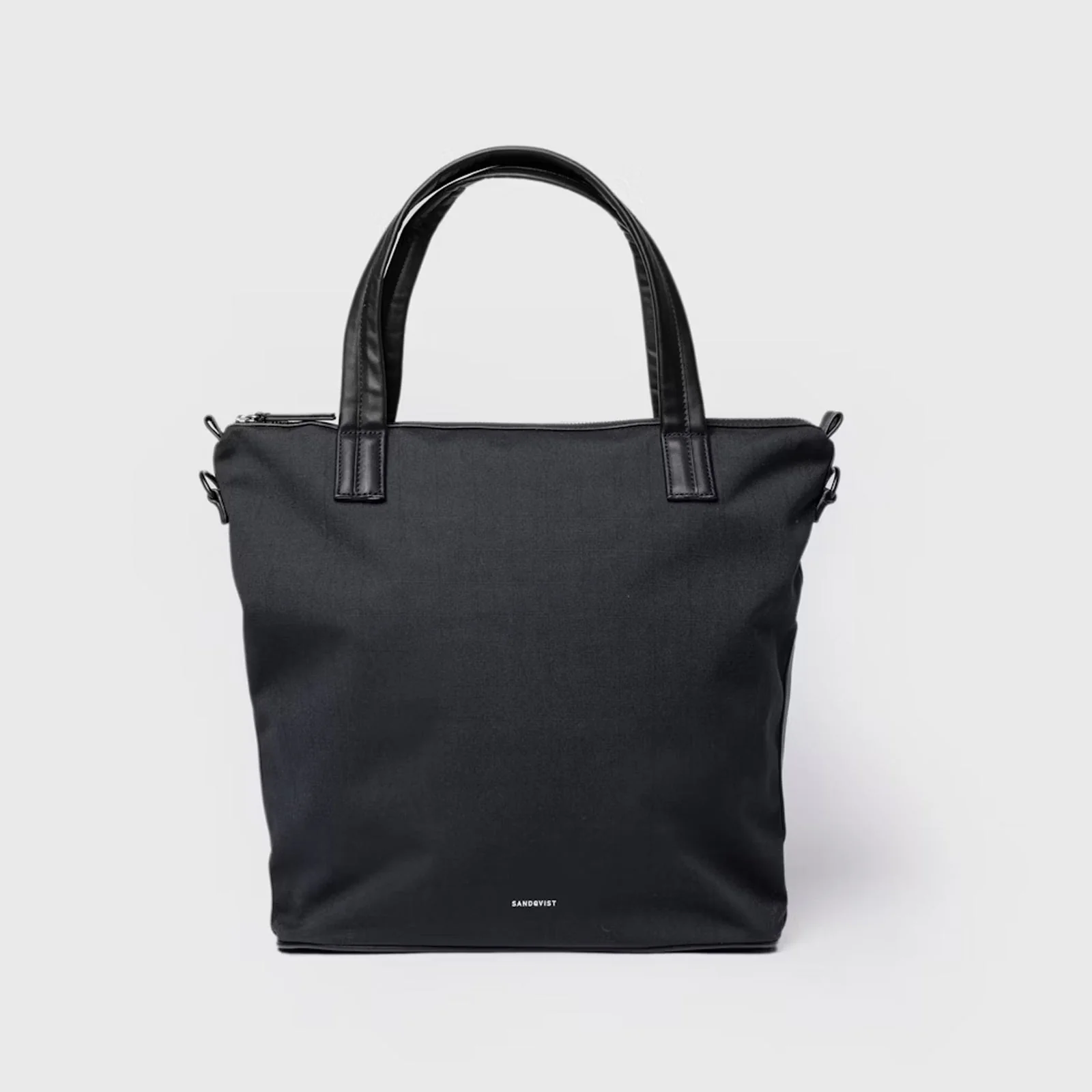 Everyday Zipper Tote Bag black