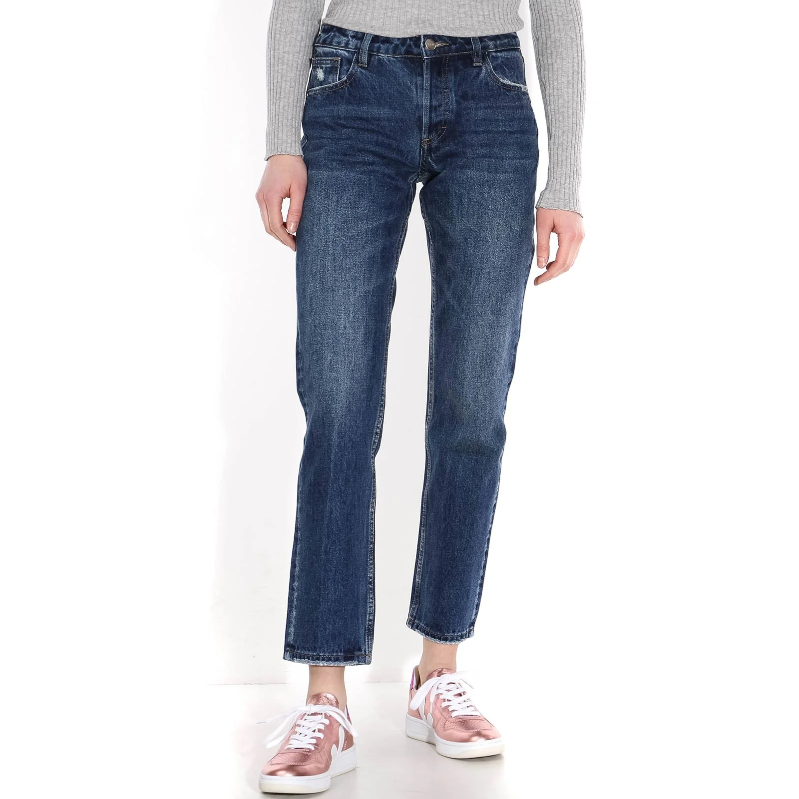 Kelly Mid Waist Slim Jeans stone - Image 2