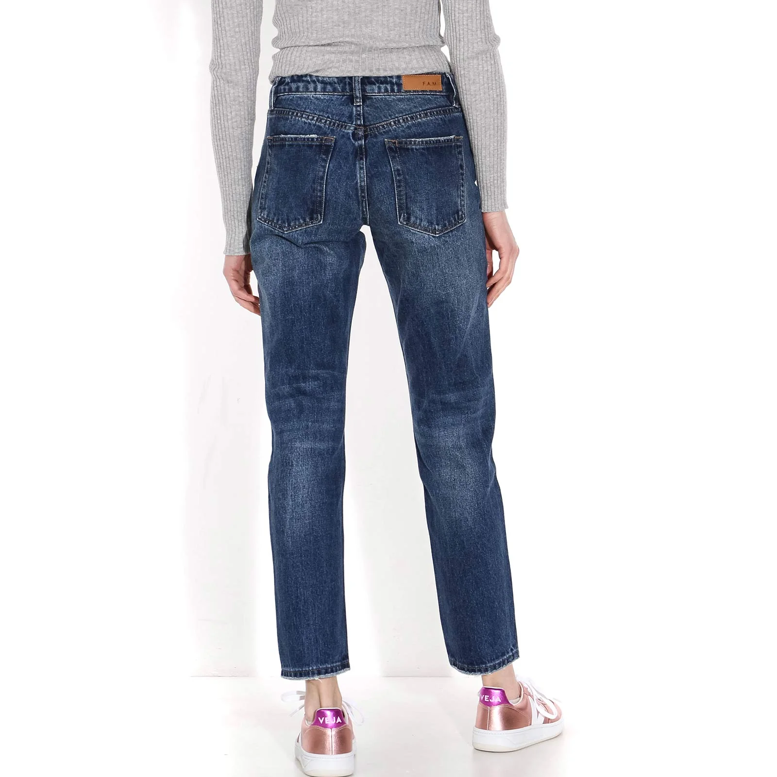 Kelly Mid Waist Slim Jeans stone - Image 4