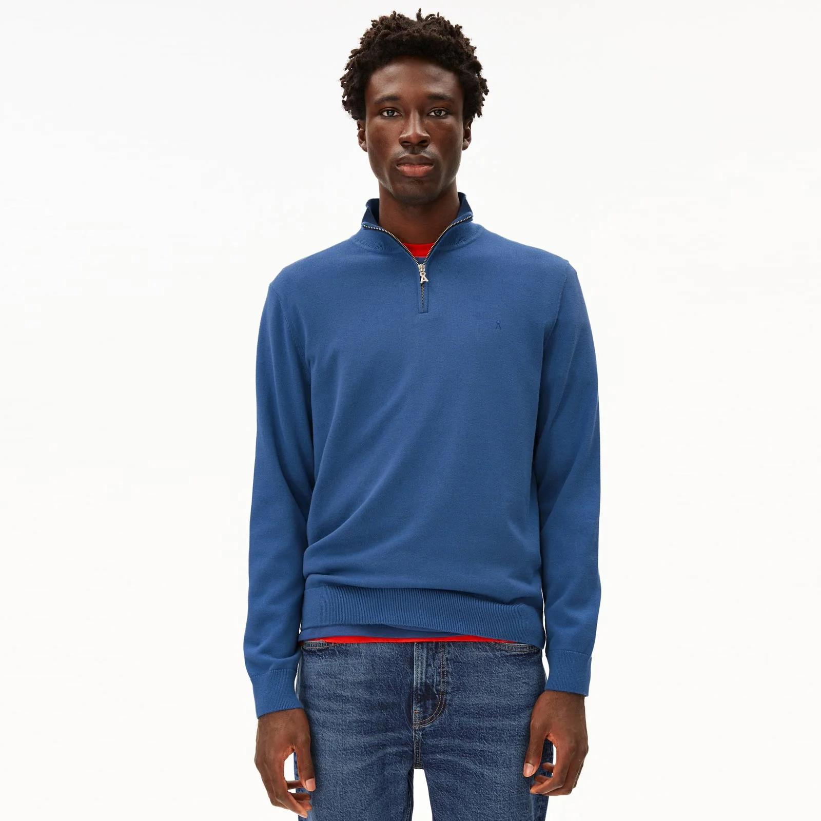 Faabes Half Zip Jumper dark morning