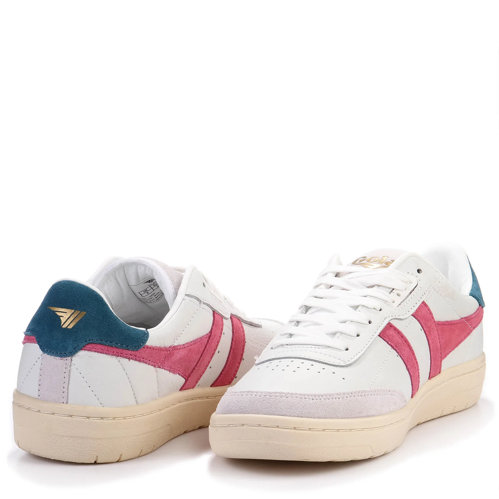 Falcon Classics white/fluro pink/peacock - Image 3