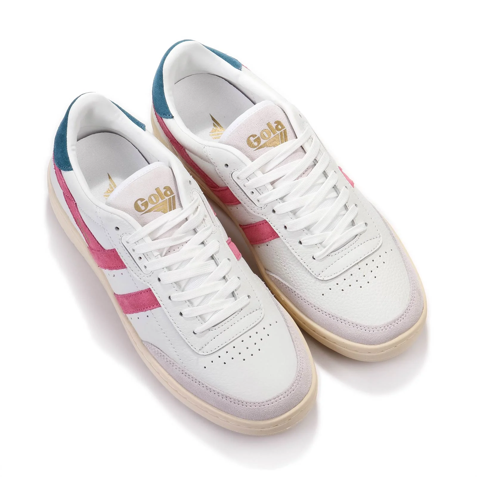 Falcon Classics white/fluro pink/peacock - Image 4