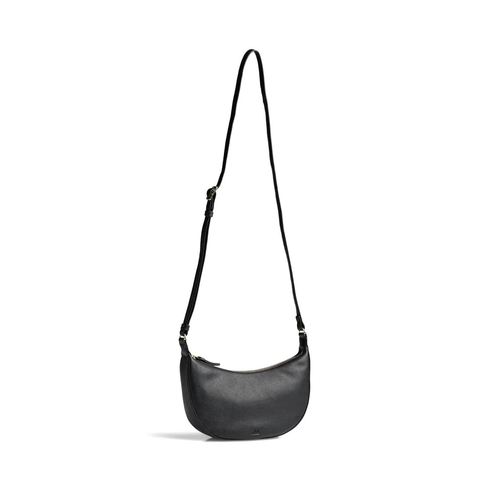 FayeMBG Crossbody Bag Soft Vintage black w/br. gold - Image 2