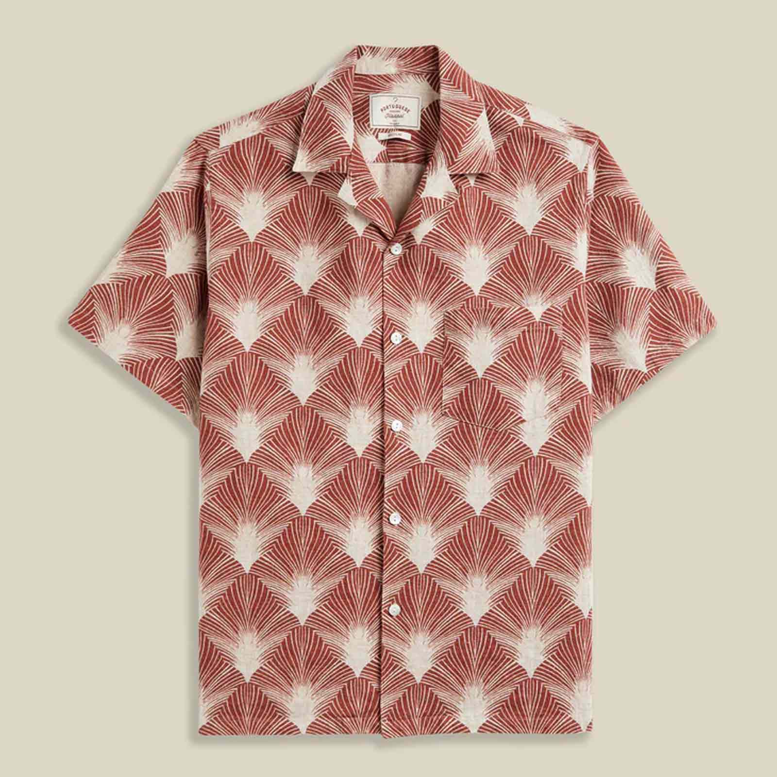 Feathers S/S Shirt burnt sienna