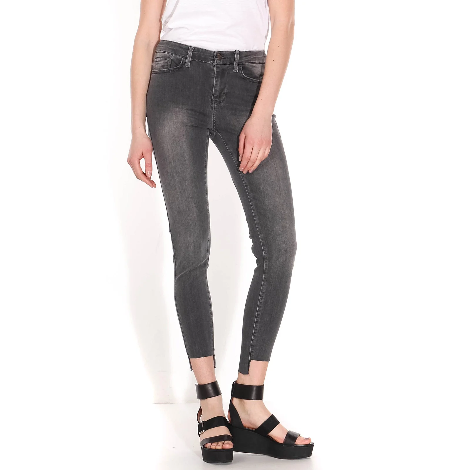 Kate Cross Crop Jeans detroit grey - Image 2