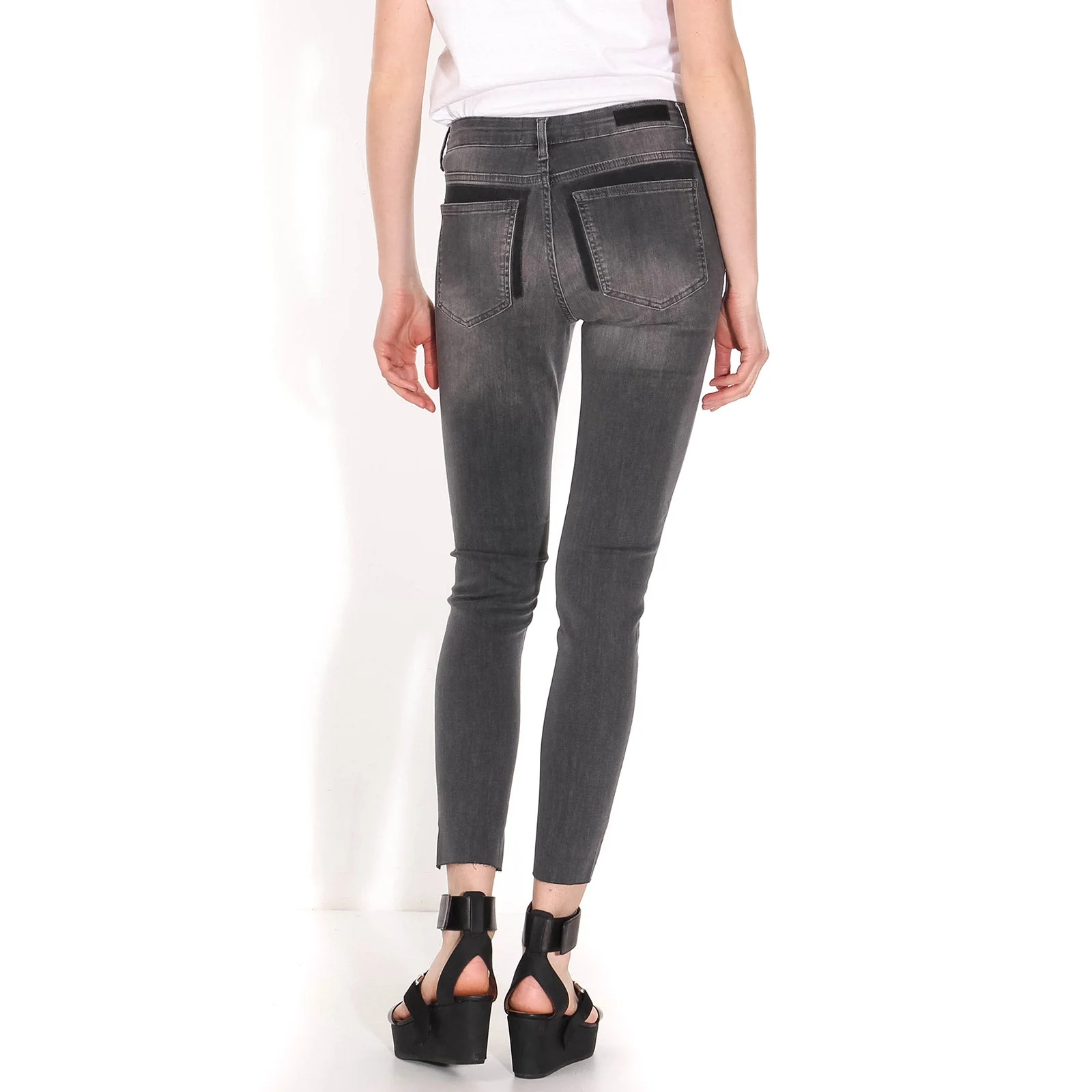 Kate Cross Crop Jeans detroit grey - Image 4