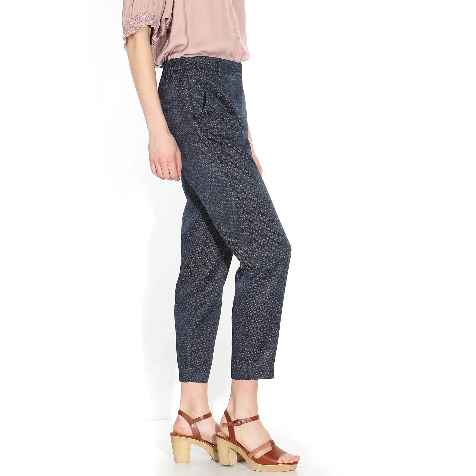 Kylie Crop Pant navy blush - Image 6