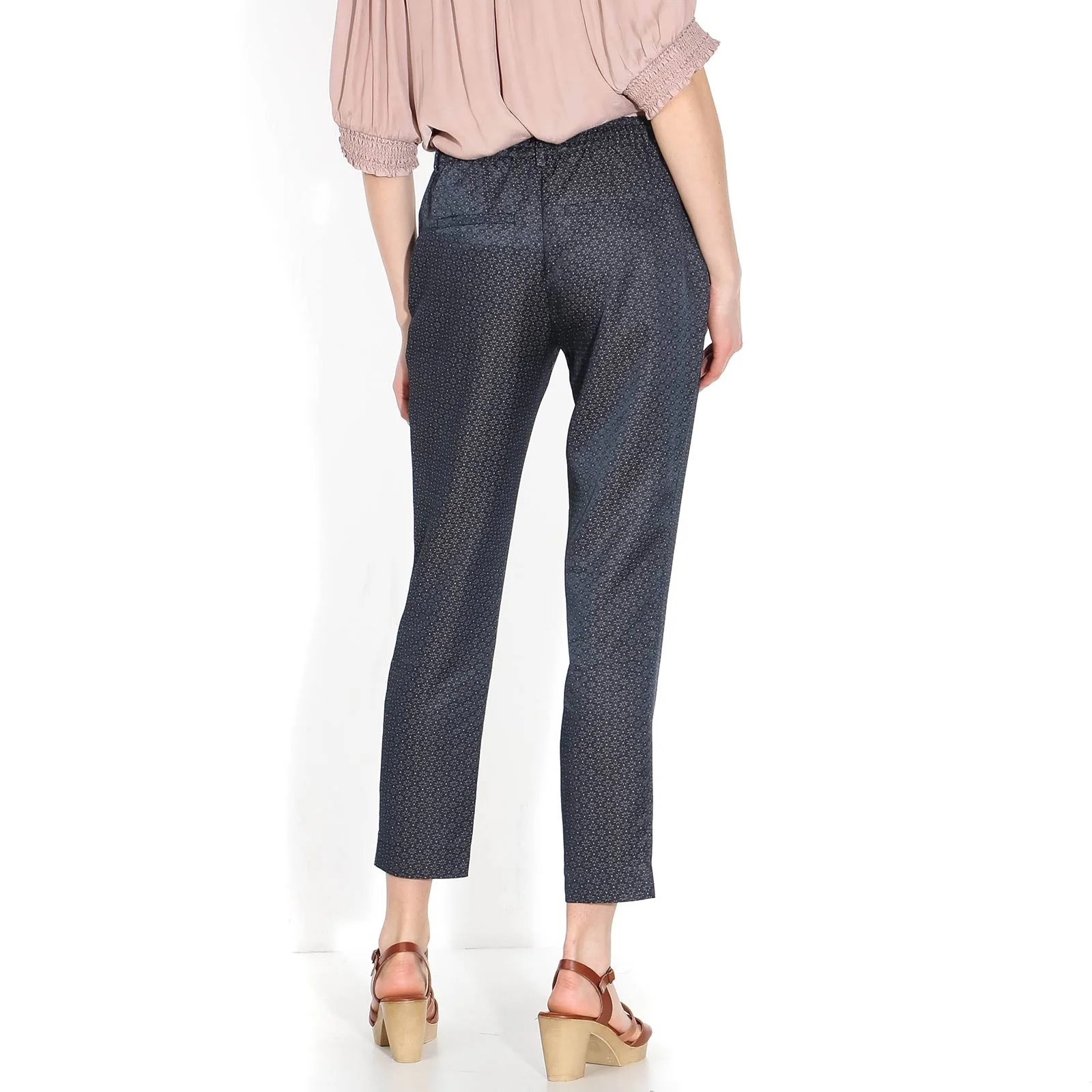 Kylie Crop Pant navy blush - Image 7
