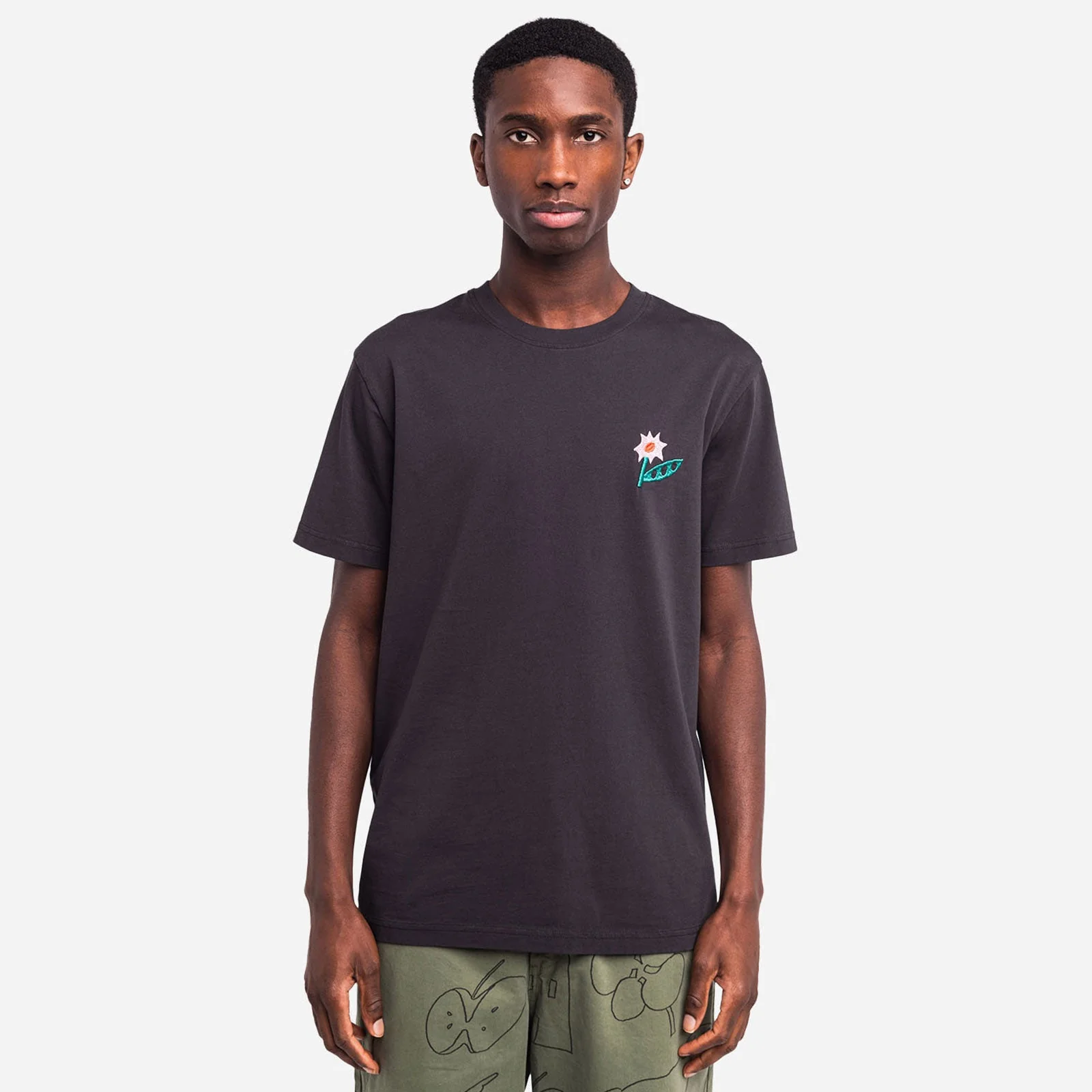 Flowering T-Shirt carbon black - Image 2