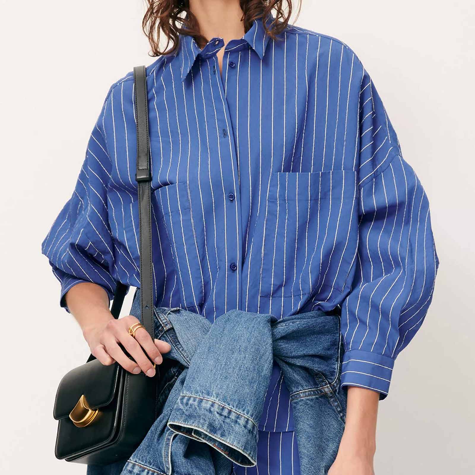Fontania Blouse office blue - Image 4
