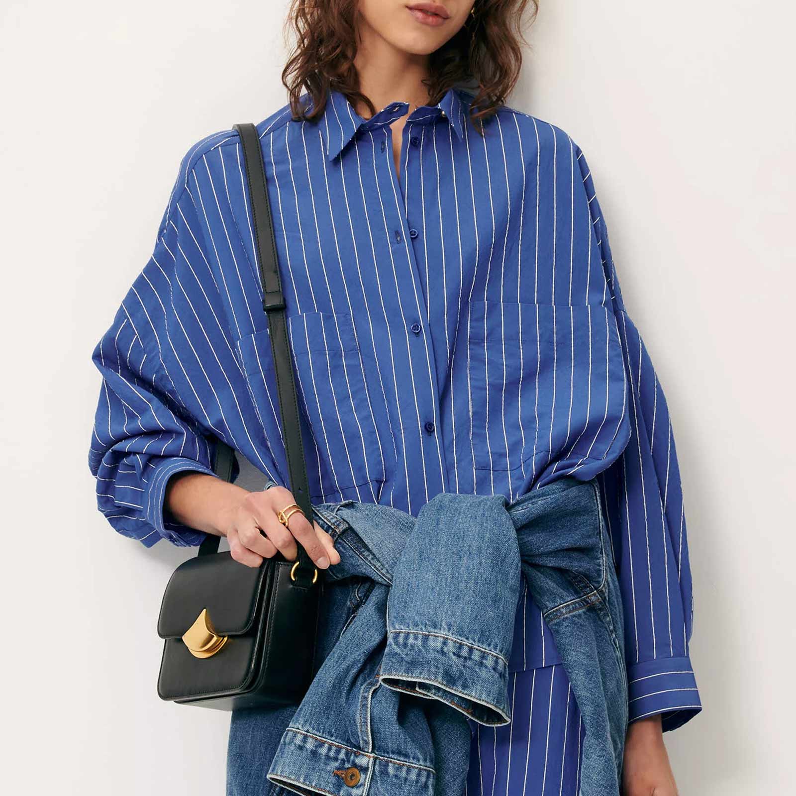 Fontania Blouse office blue - Image 5