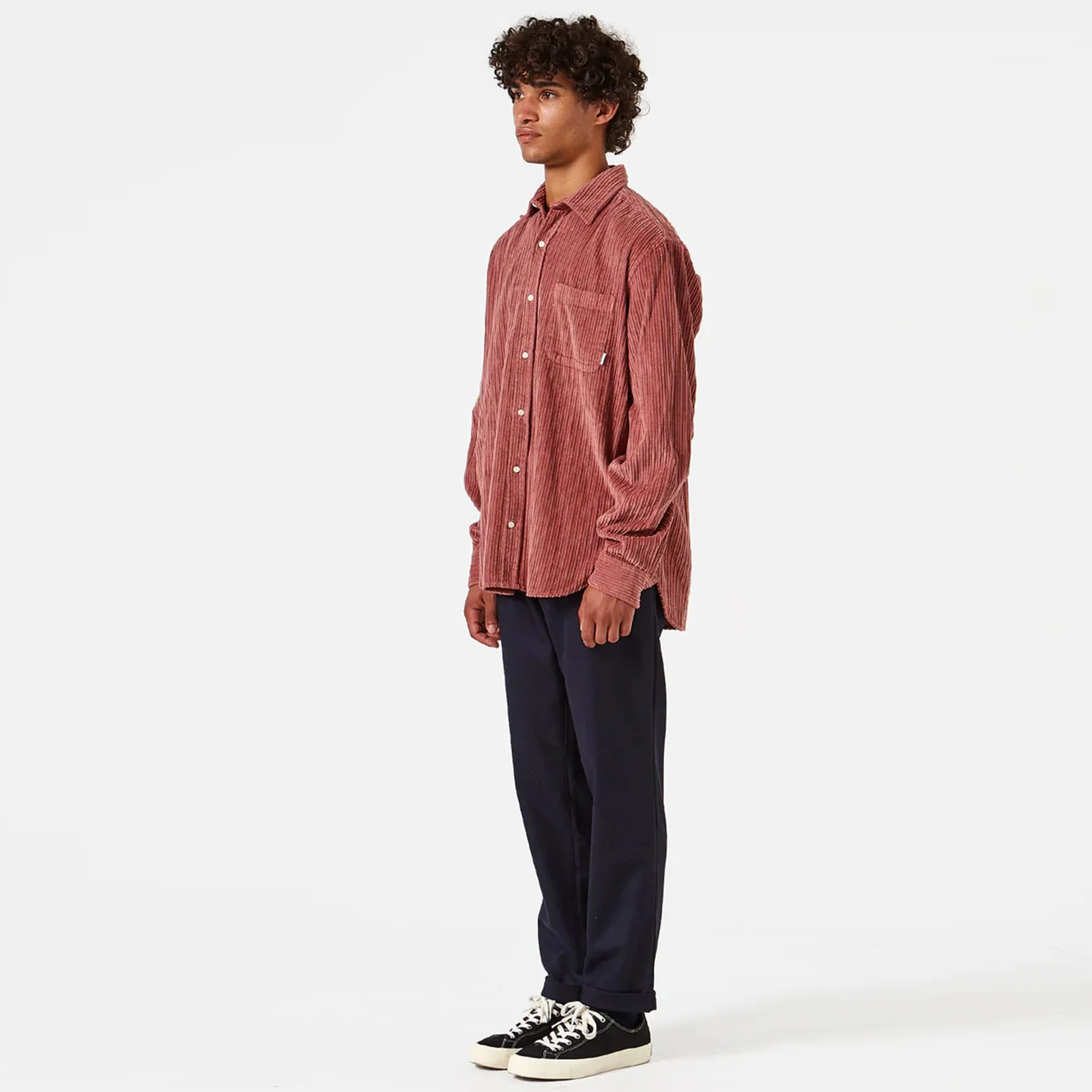 French Cord Shirt salmon - Image 2