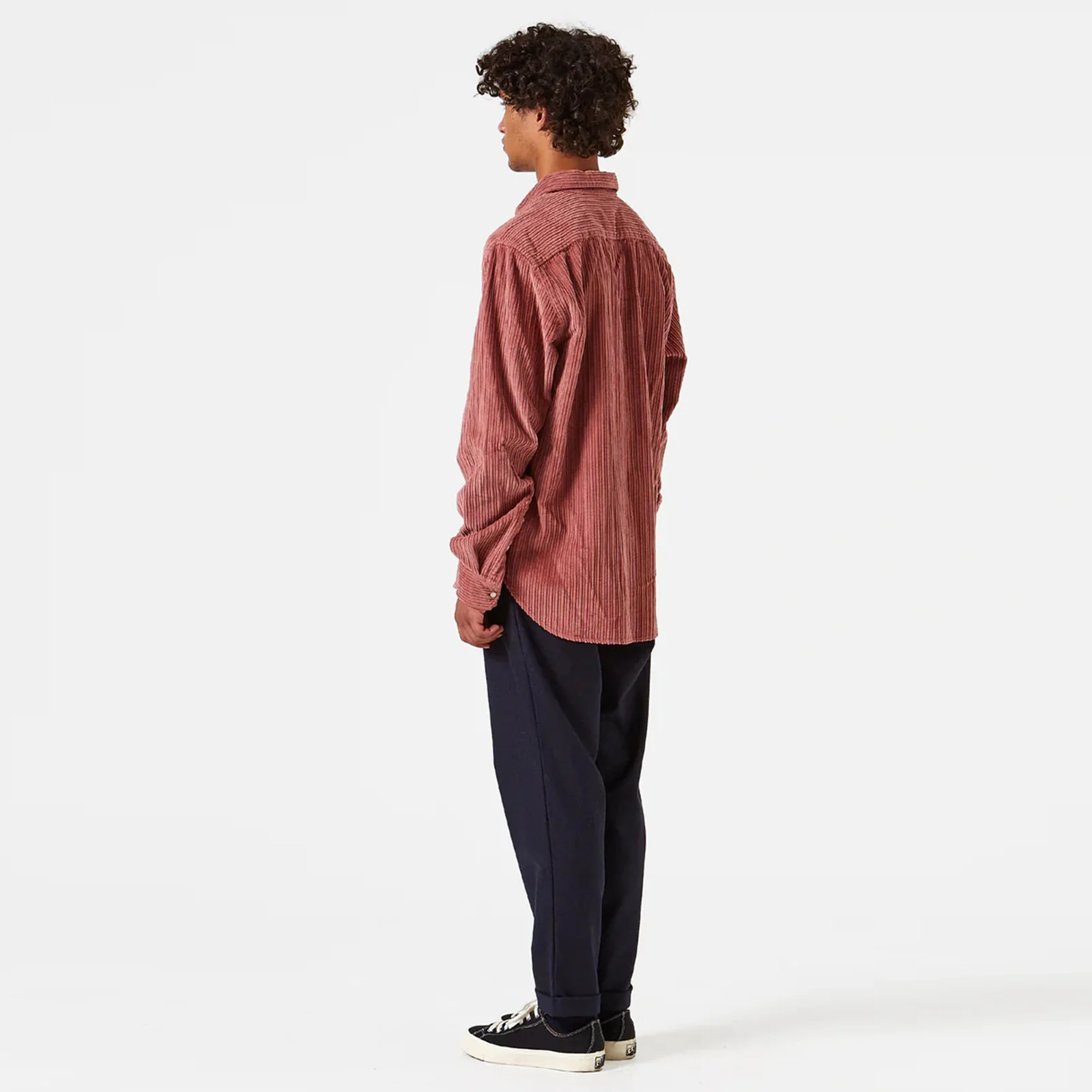 French Cord Shirt salmon - Image 3