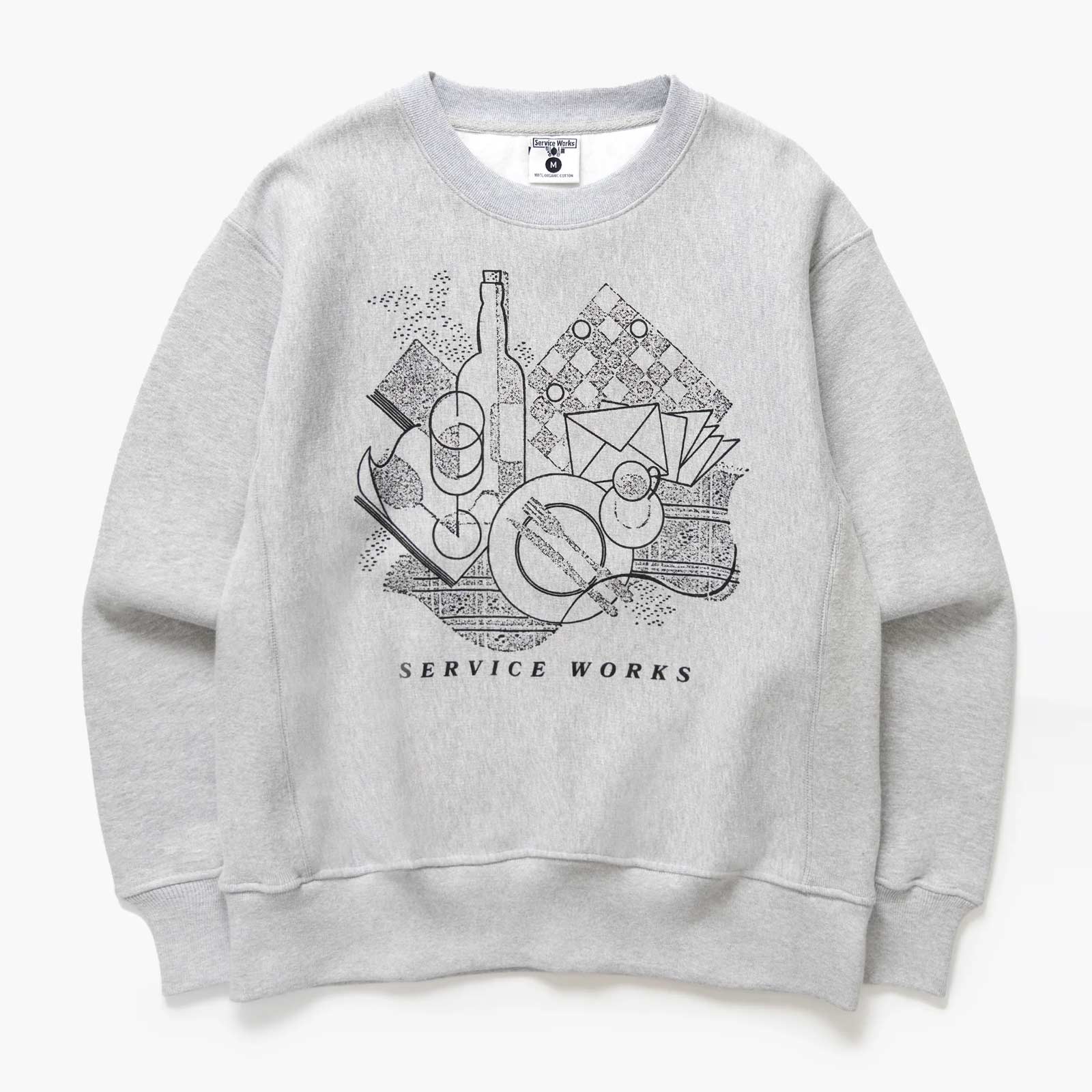 Frequent Flyer Crewneck heather grey